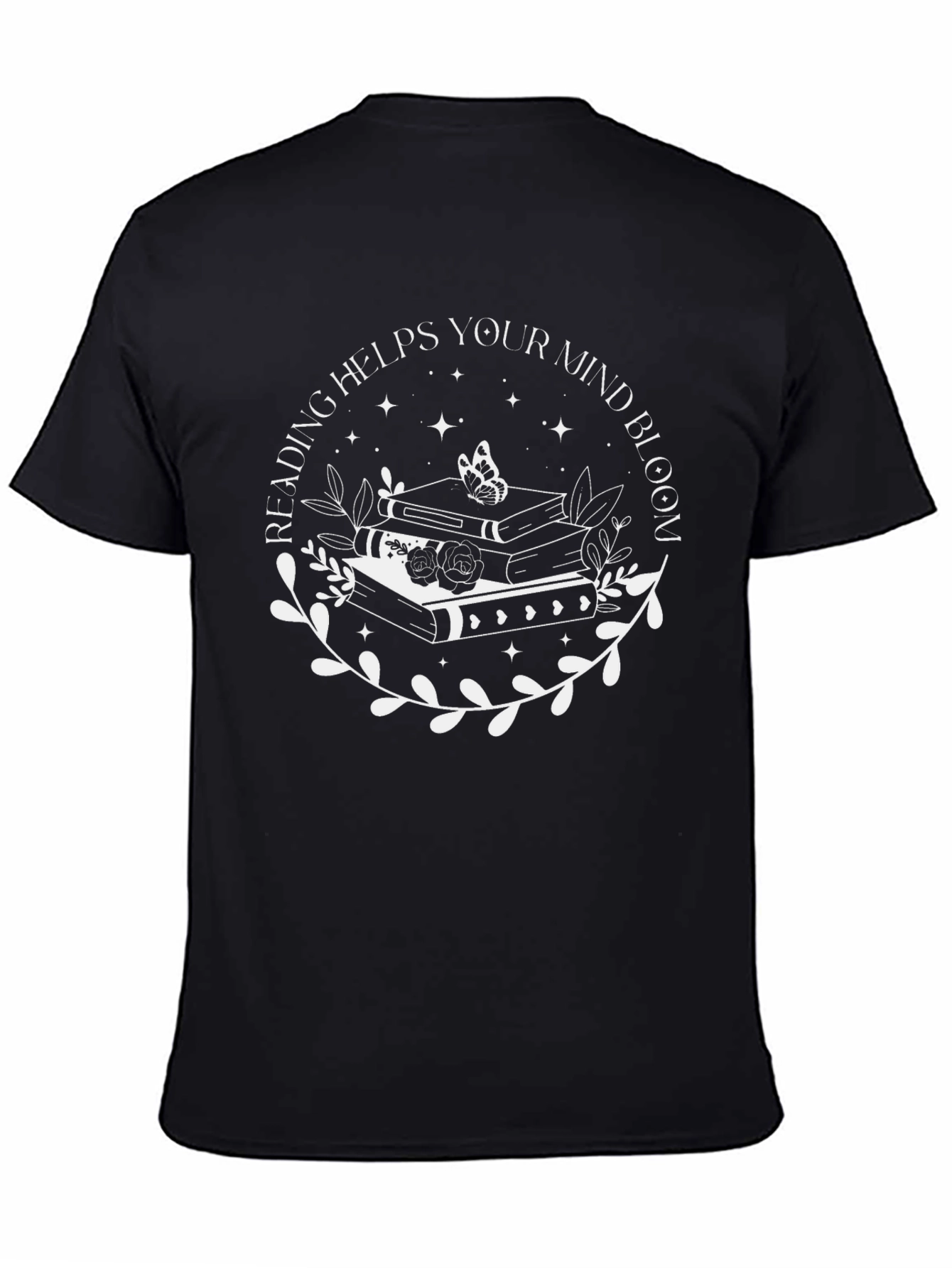 Reading Helps Your Mind Bloom Unisex Tee