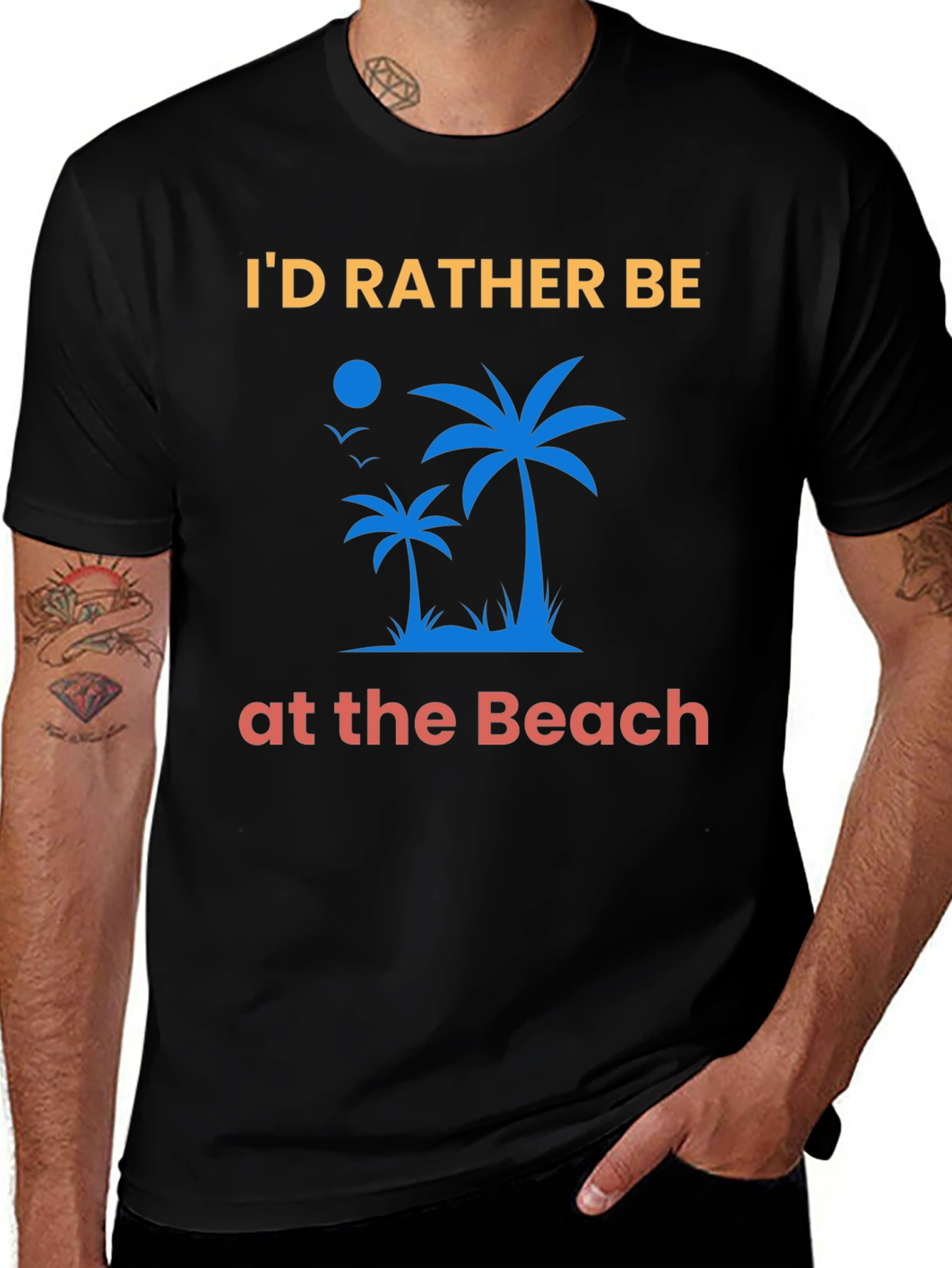 Id Rather Be At The Beach T-Shirt