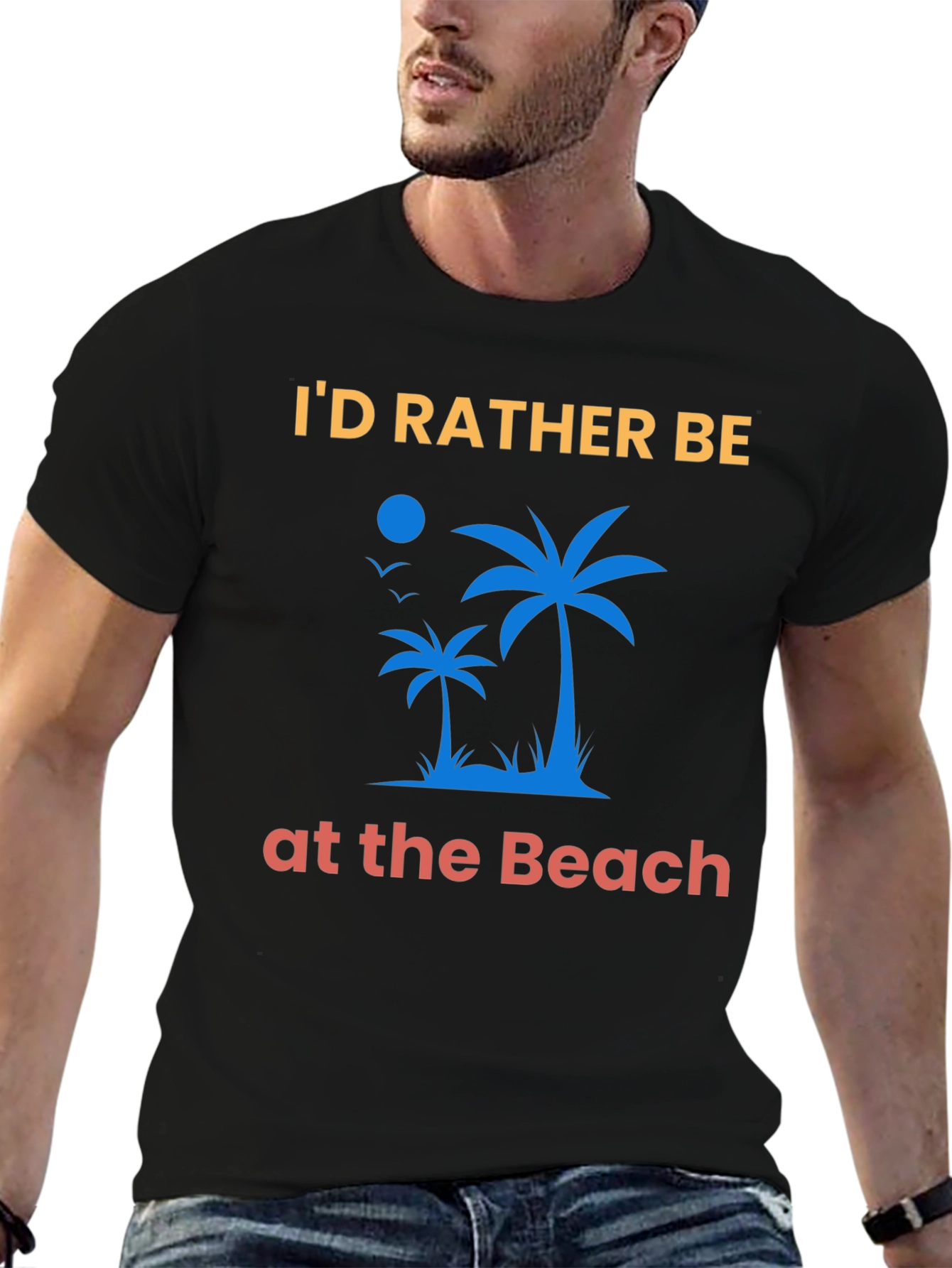 Id Rather Be At The Beach T-Shirt