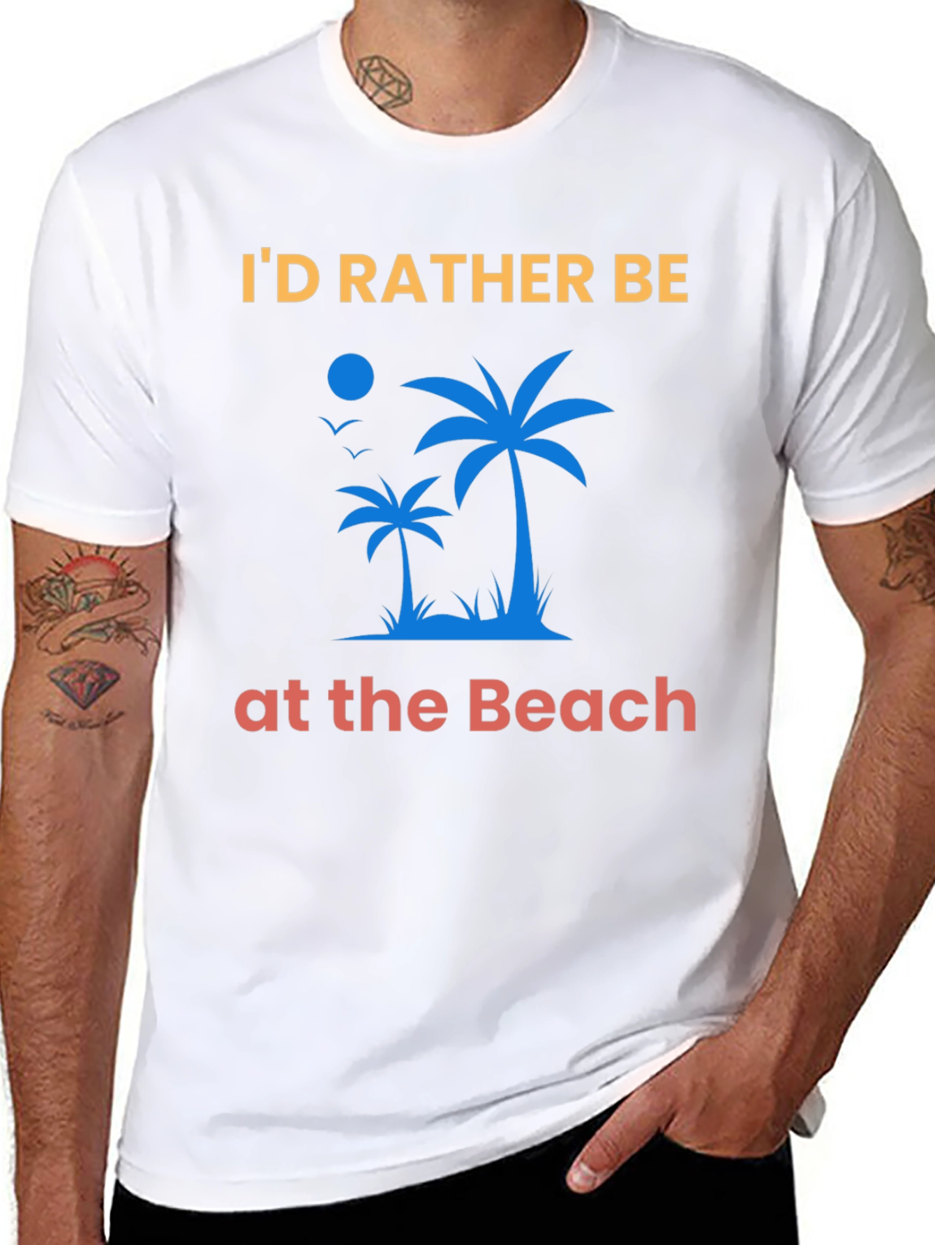 Id Rather Be At The Beach T-Shirt
