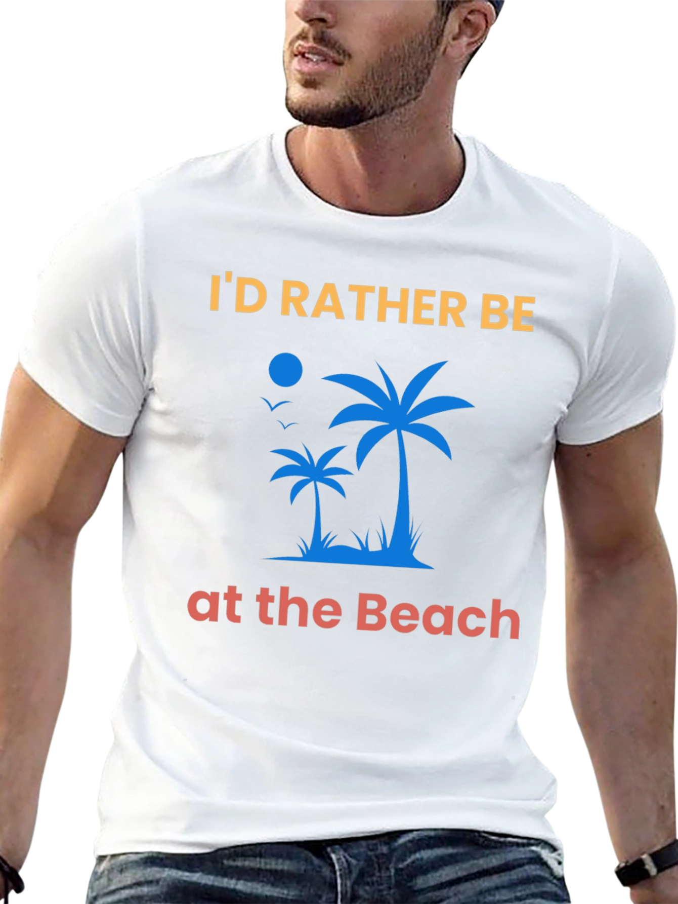 Id Rather Be At The Beach T-Shirt
