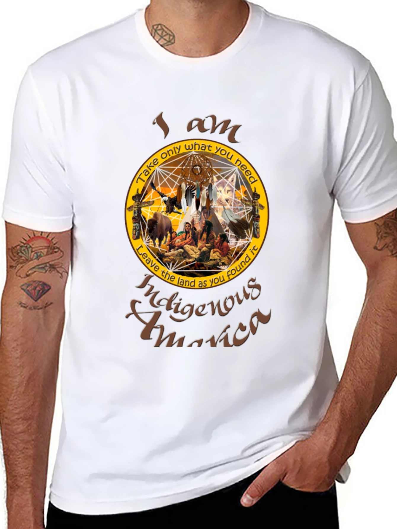 Indigenous America T-Shirt - Native Pride