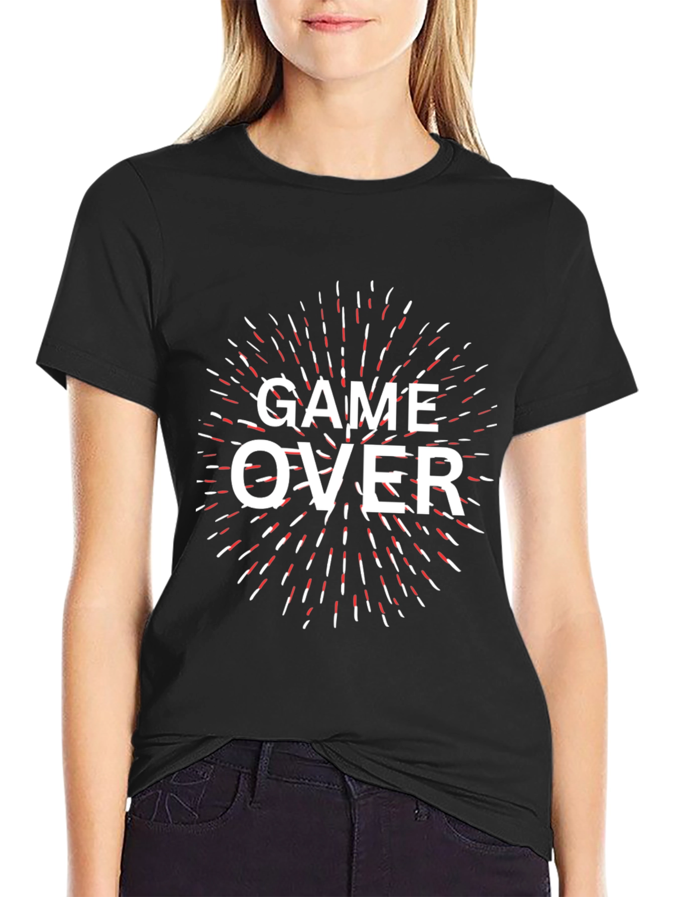 Game Over Graphic Tee - Mens Black T-Shirt