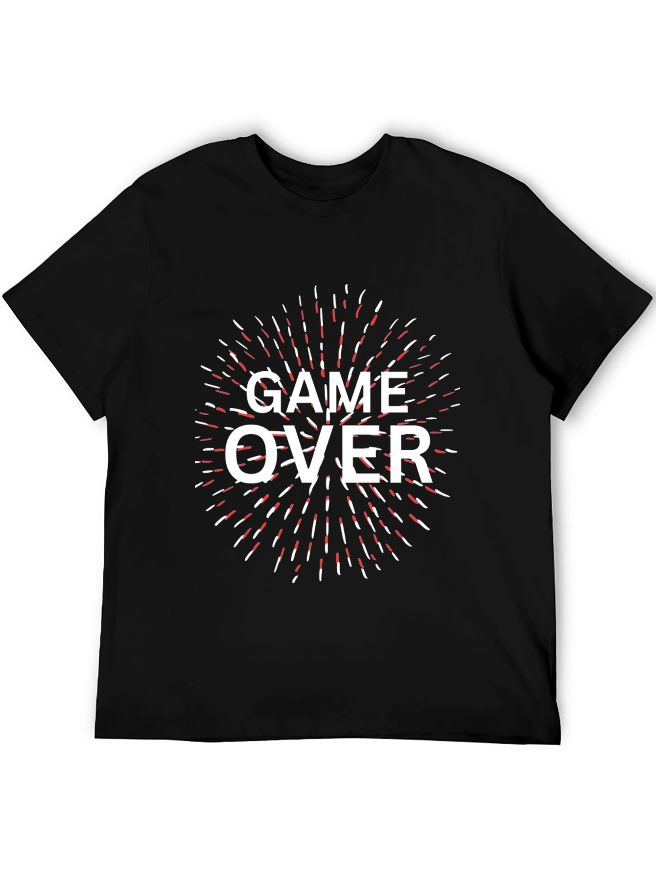 Game Over Graphic Tee - Mens Black T-Shirt