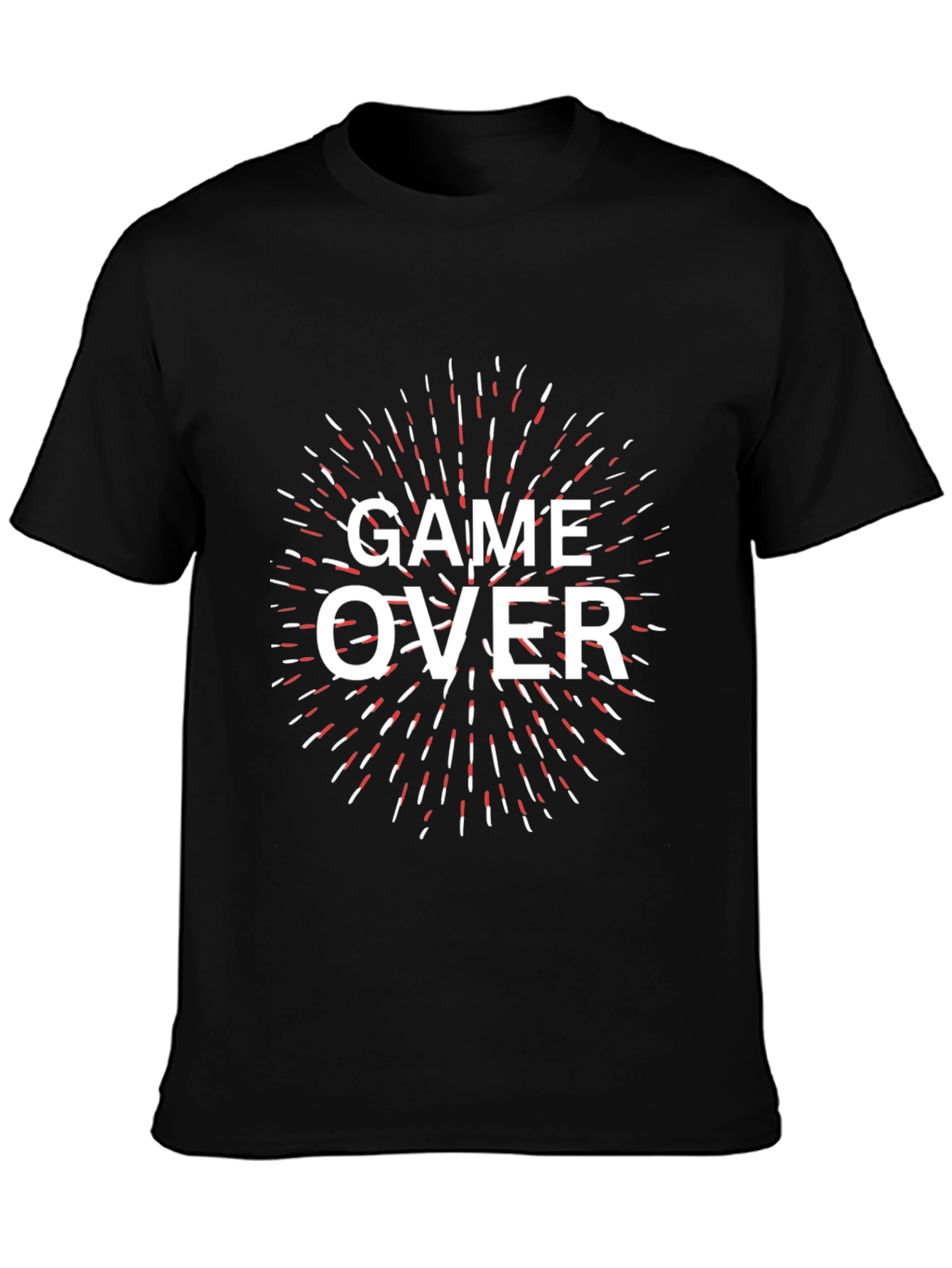 Game Over Graphic Tee - Mens Black T-Shirt