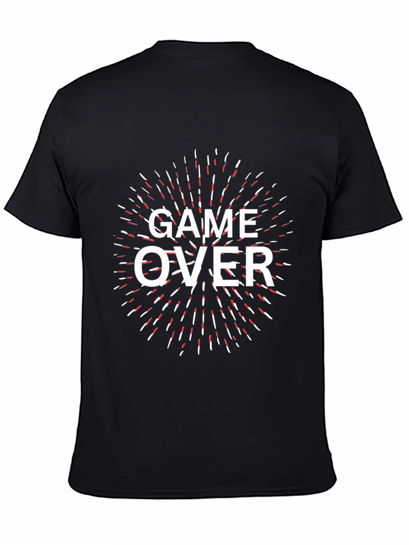 Game Over Graphic Tee - Mens Black T-Shirt