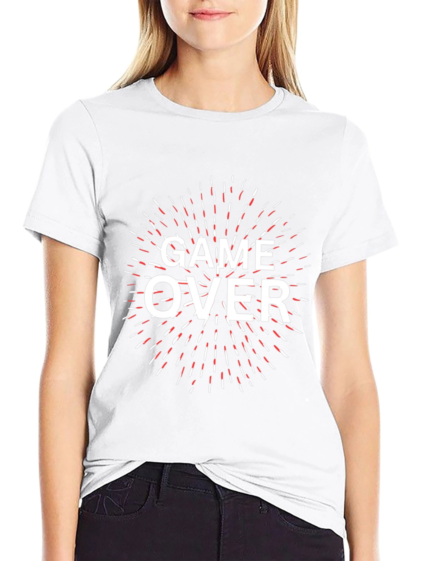 Game Over Graphic Tee - Mens Black T-Shirt