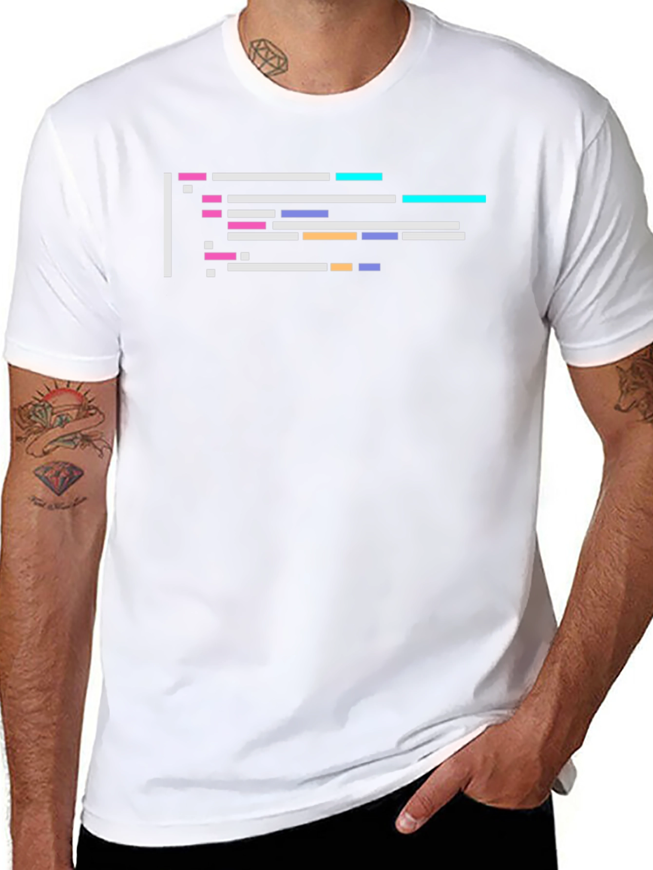 Coder T-Shirt: Stylish Code Snippet Design
