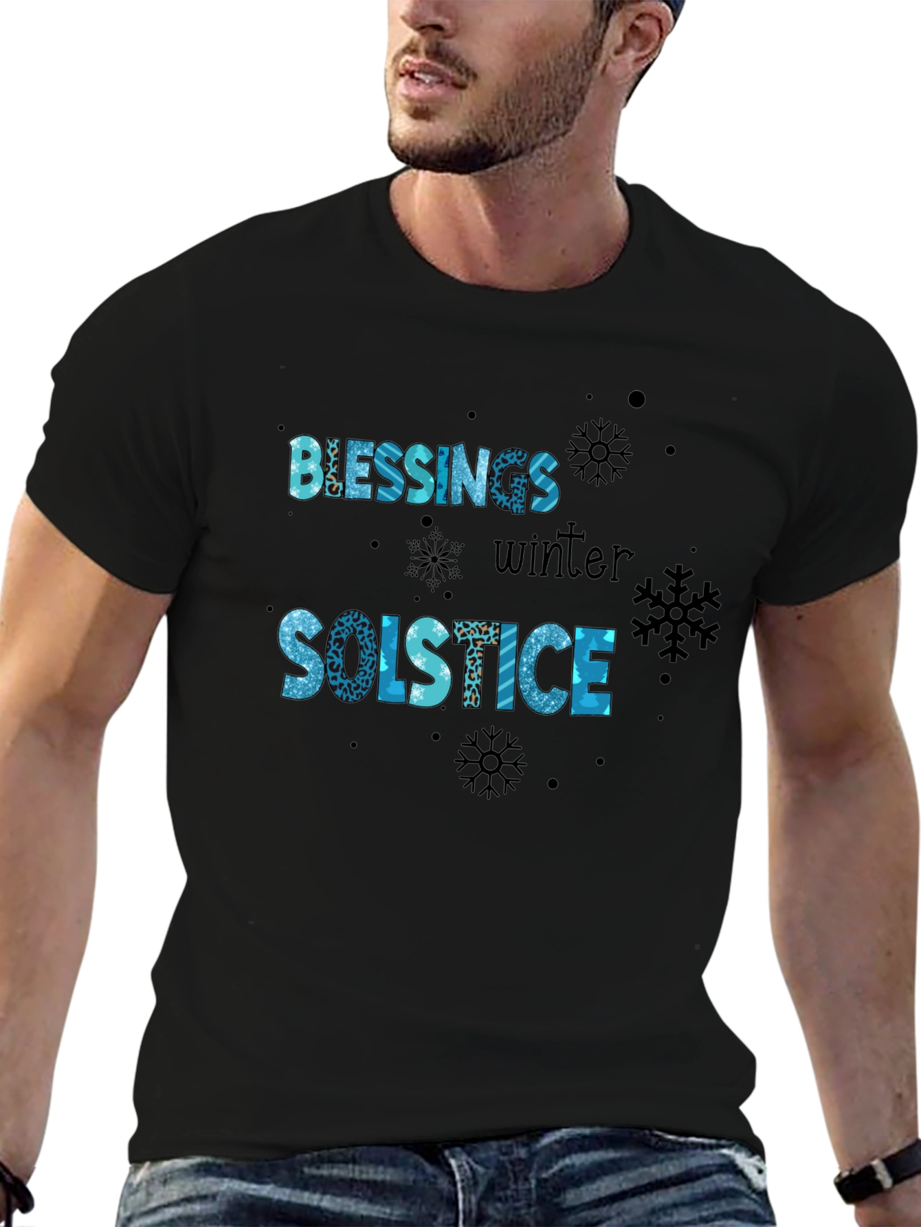Winter Solstice Blessings Graphic Tee