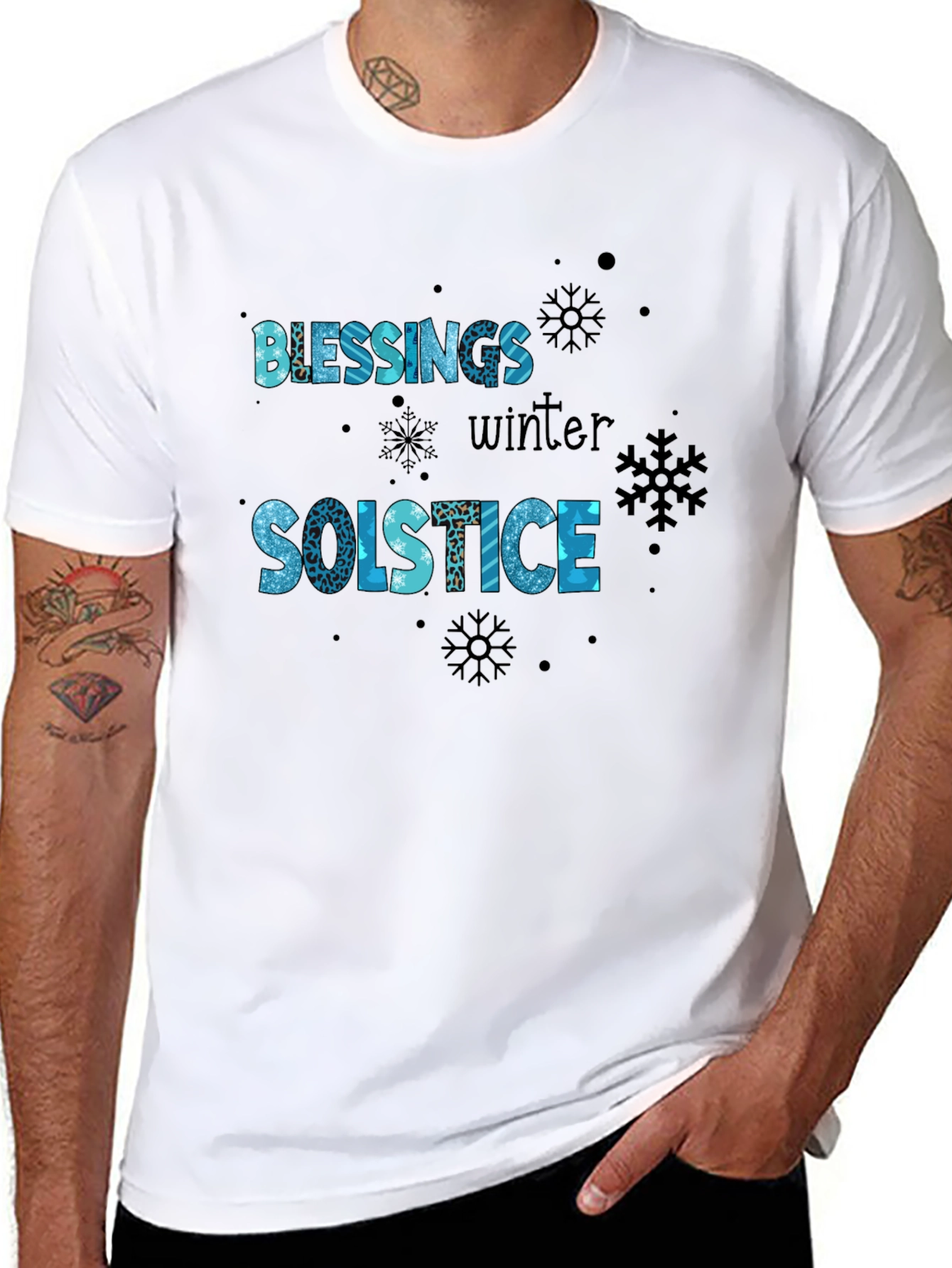 Winter Solstice Blessings Graphic Tee