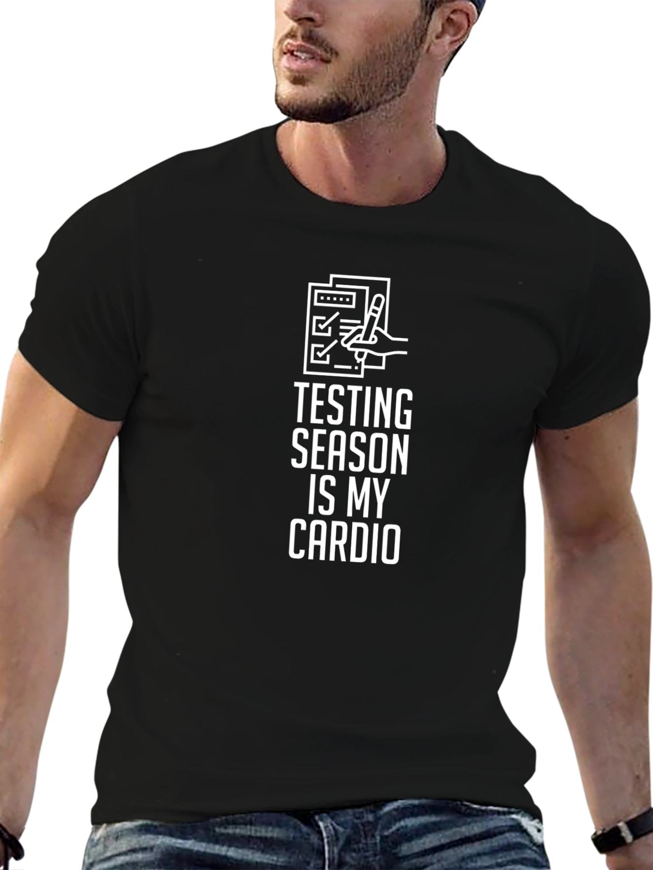 Testing Season is My Cardio Graphic Tee