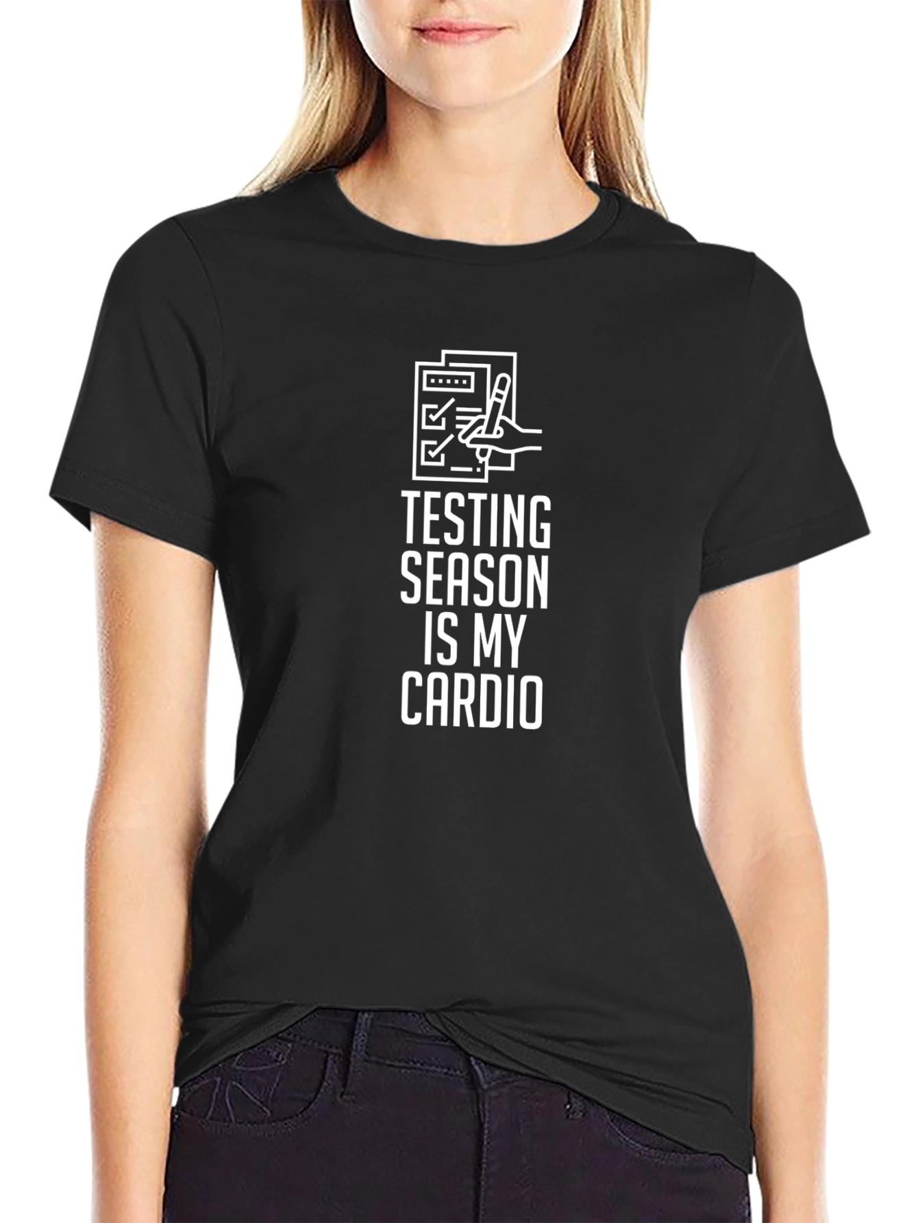 Testing Season is My Cardio Graphic Tee
