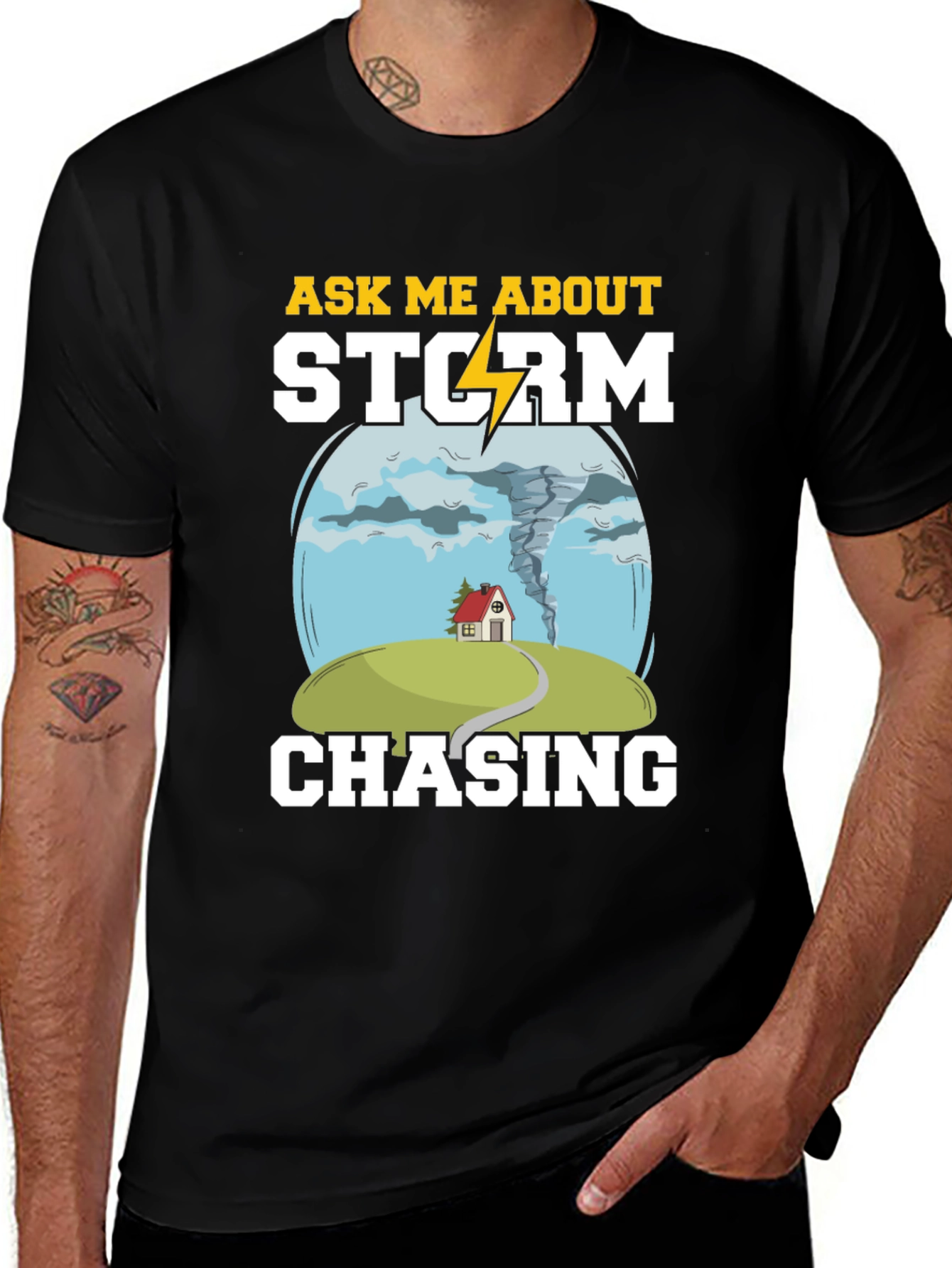 Storm Chasing T-Shirt - Tornado Design