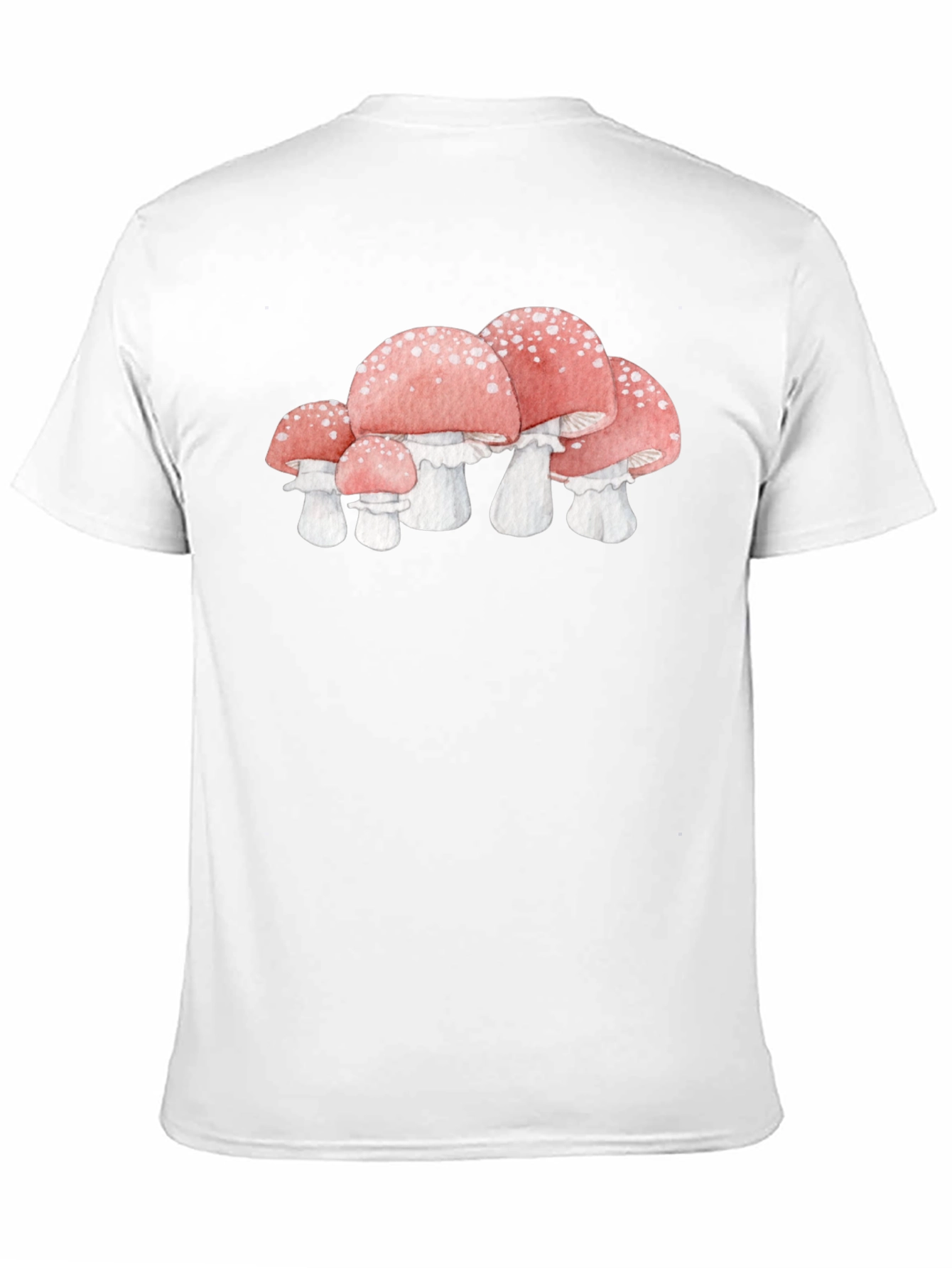 Mushroom Graphic Tee - Whimsical Black T-Shirt