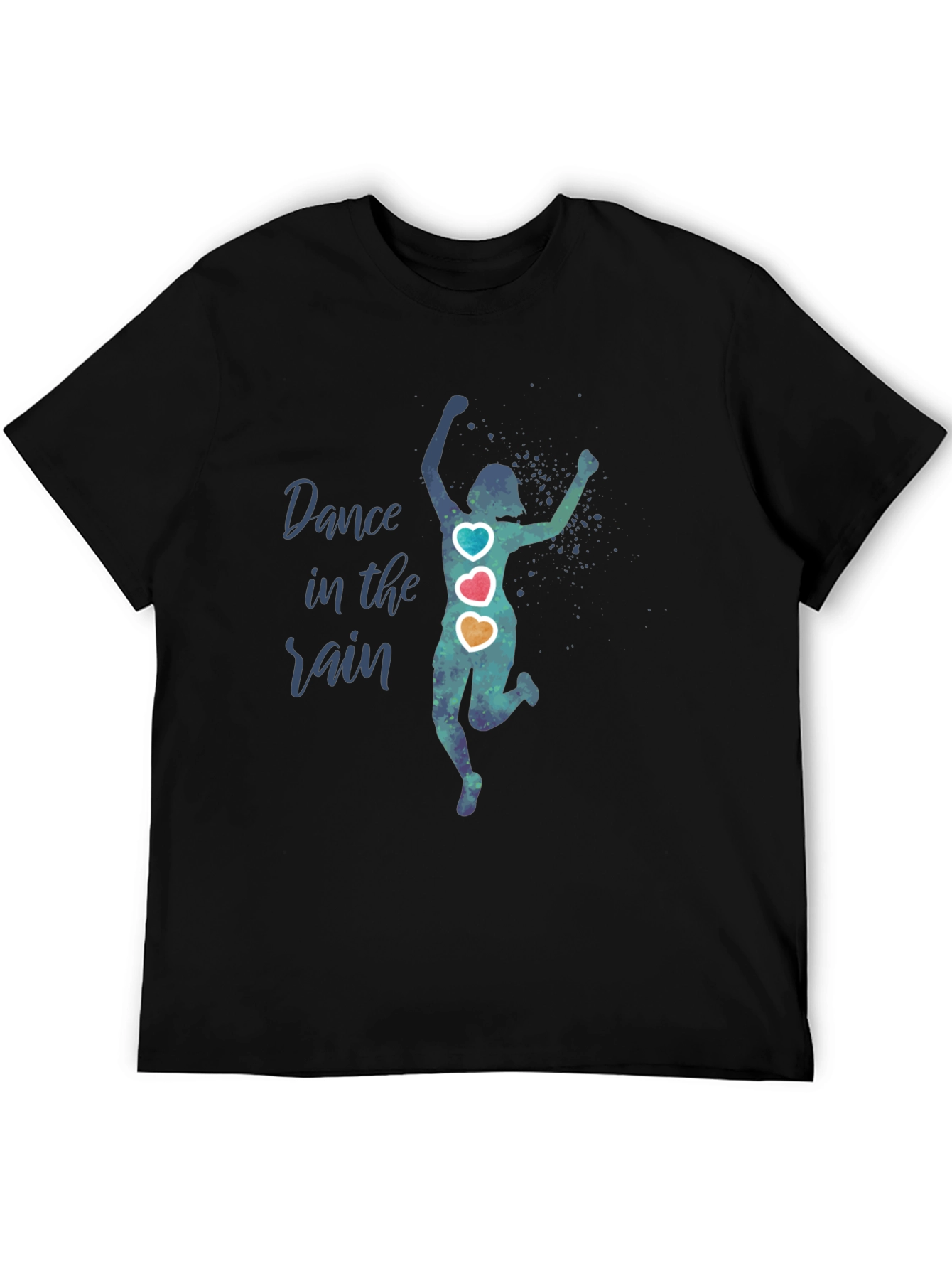 Dance in the Rain T-Shirt - Artsy Graphic Tee