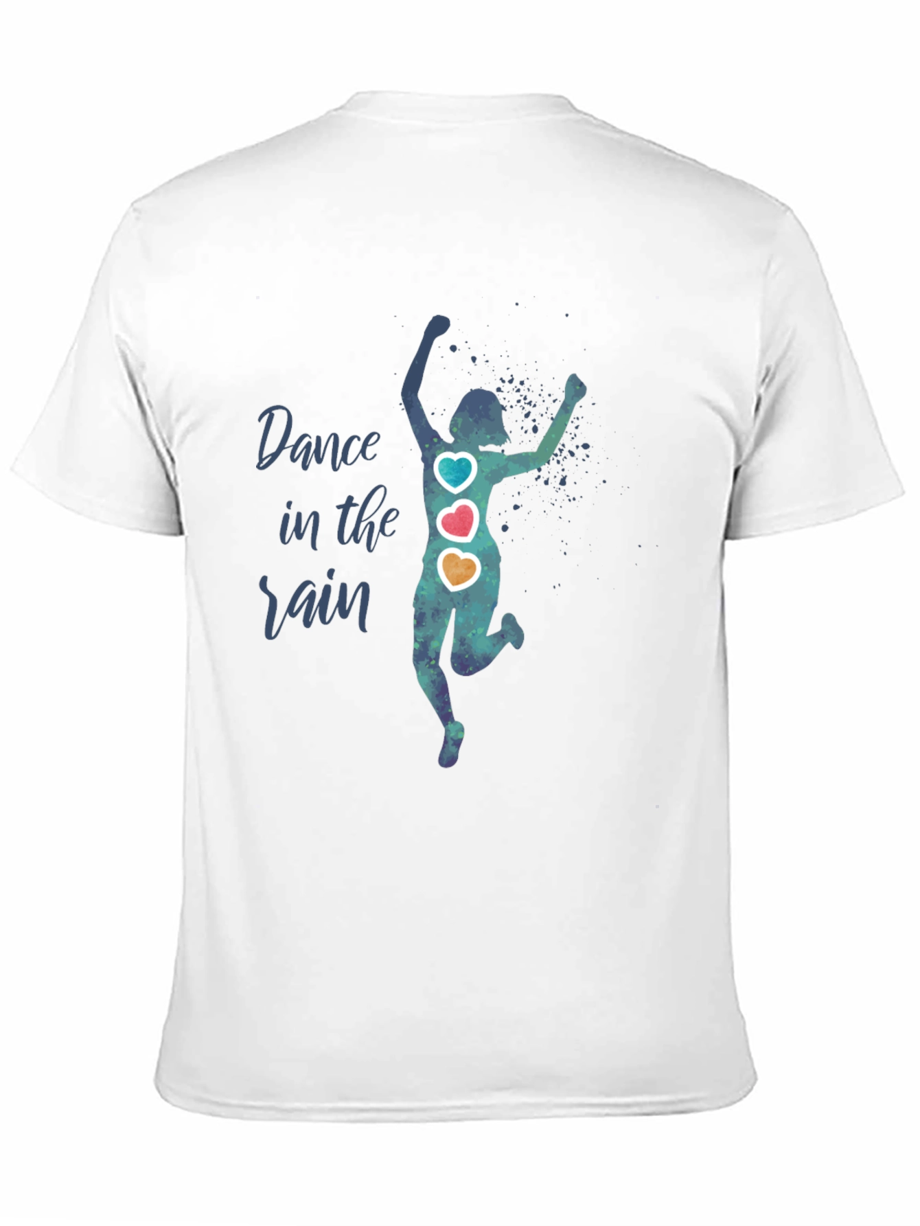 Dance in the Rain T-Shirt - Artsy Graphic Tee
