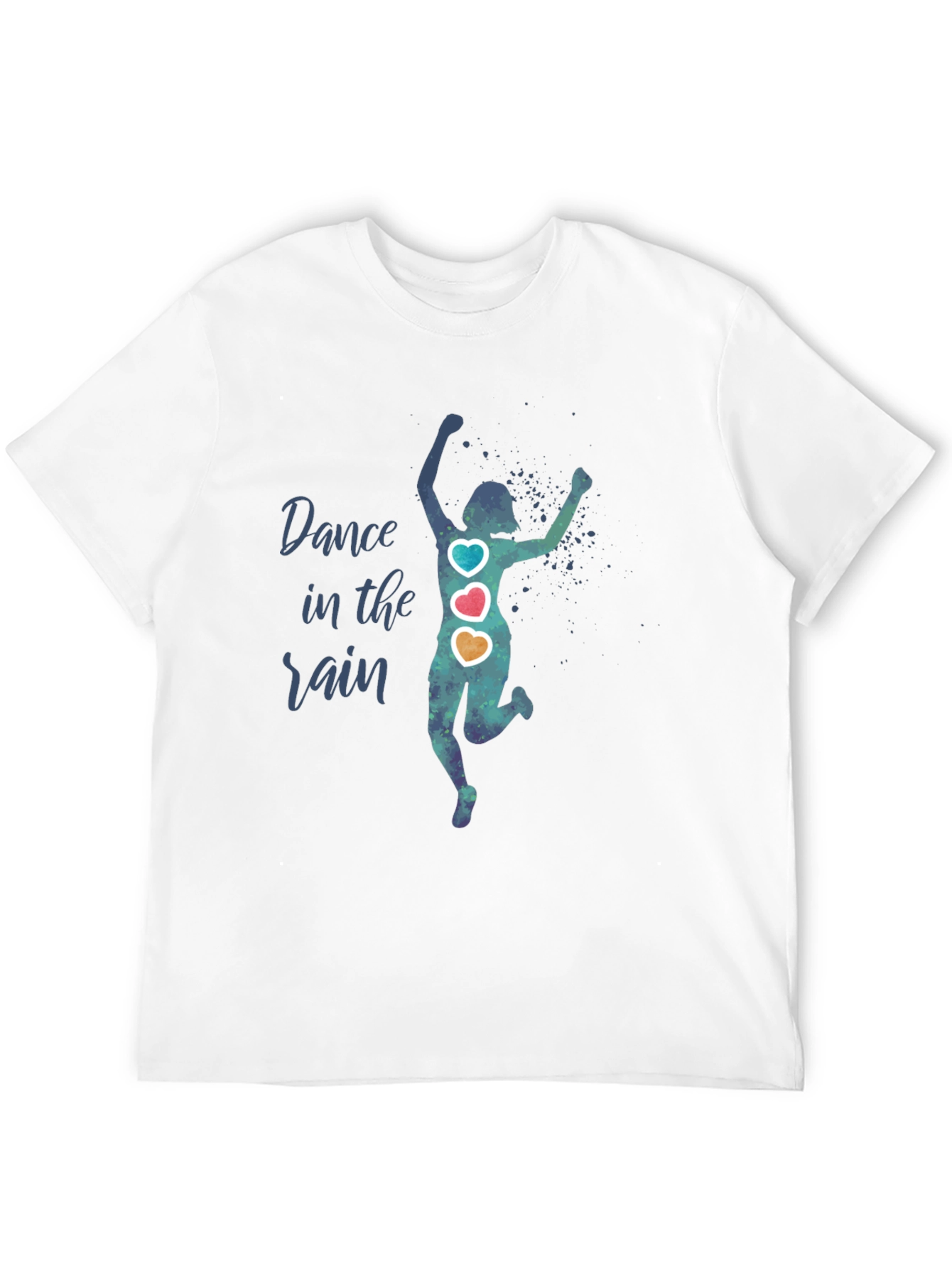 Dance in the Rain T-Shirt - Artsy Graphic Tee