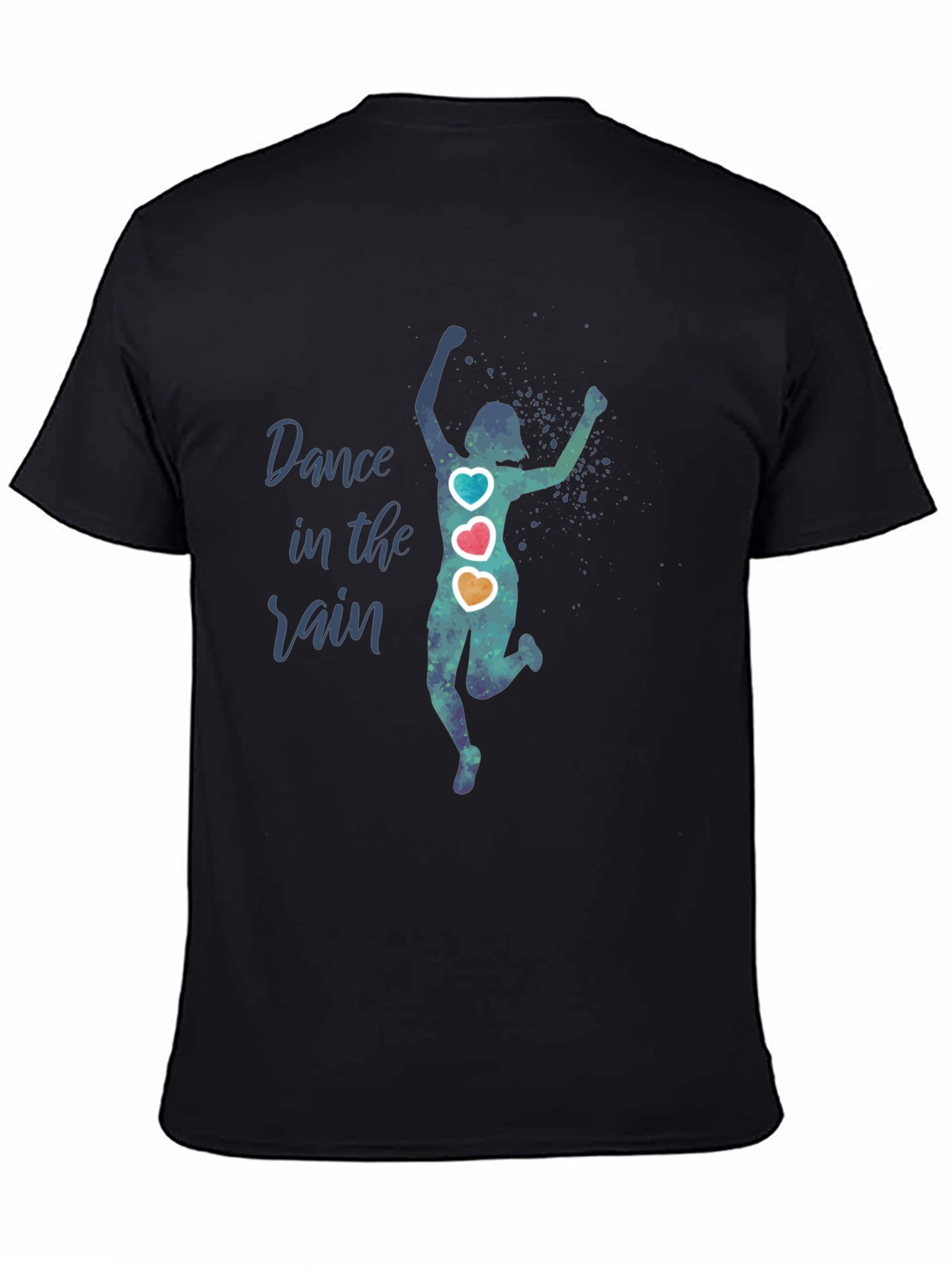 Dance in the Rain T-Shirt - Artsy Graphic Tee