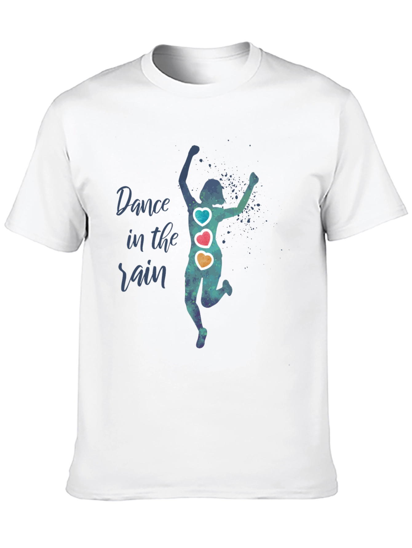Dance in the Rain T-Shirt - Artsy Graphic Tee