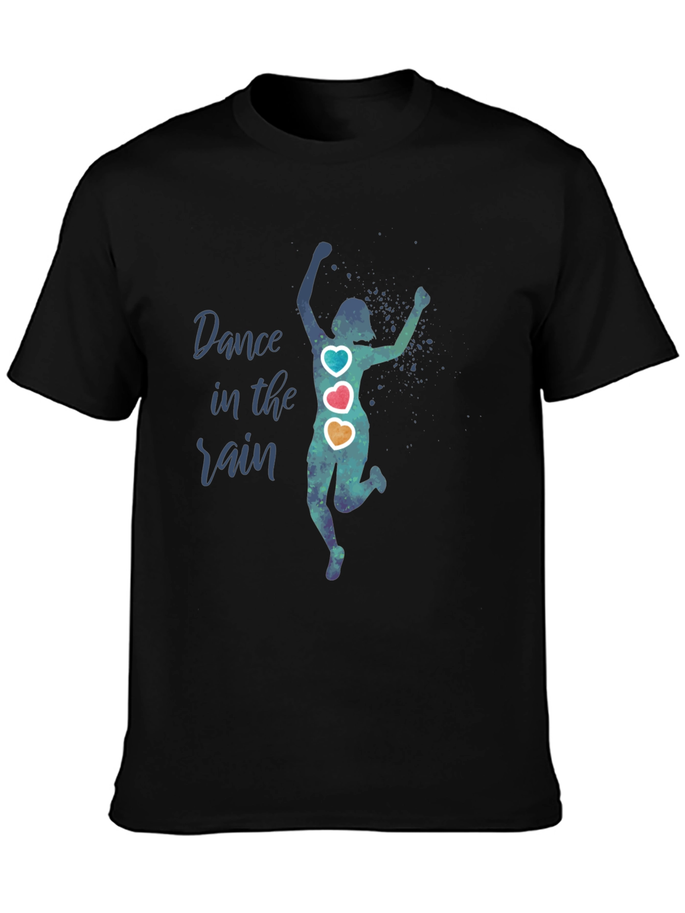 Dance in the Rain T-Shirt - Artsy Graphic Tee