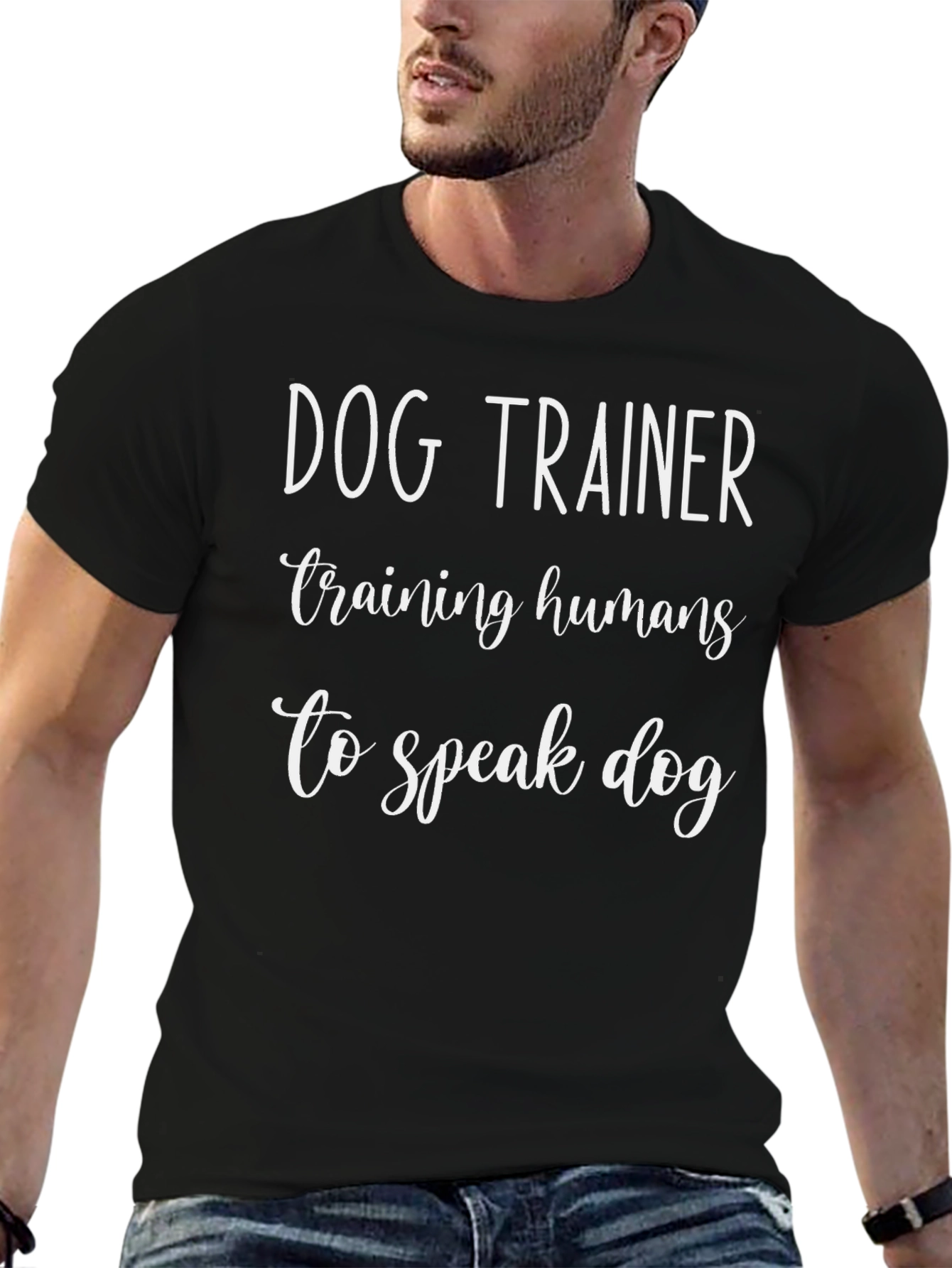 Dog Trainer T-Shirt - Training Humans to Speak Dog