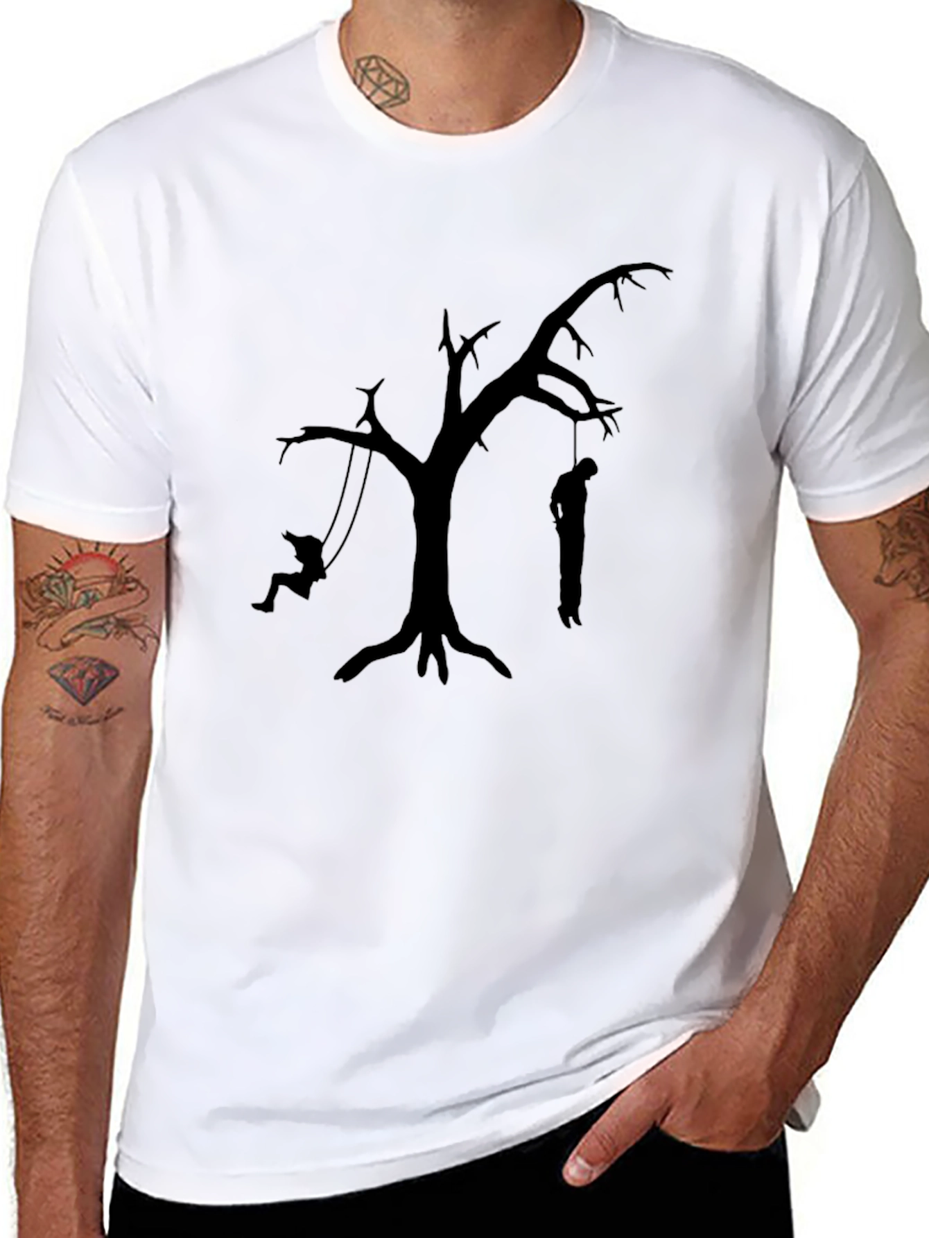 Black Tree Graphic Tee