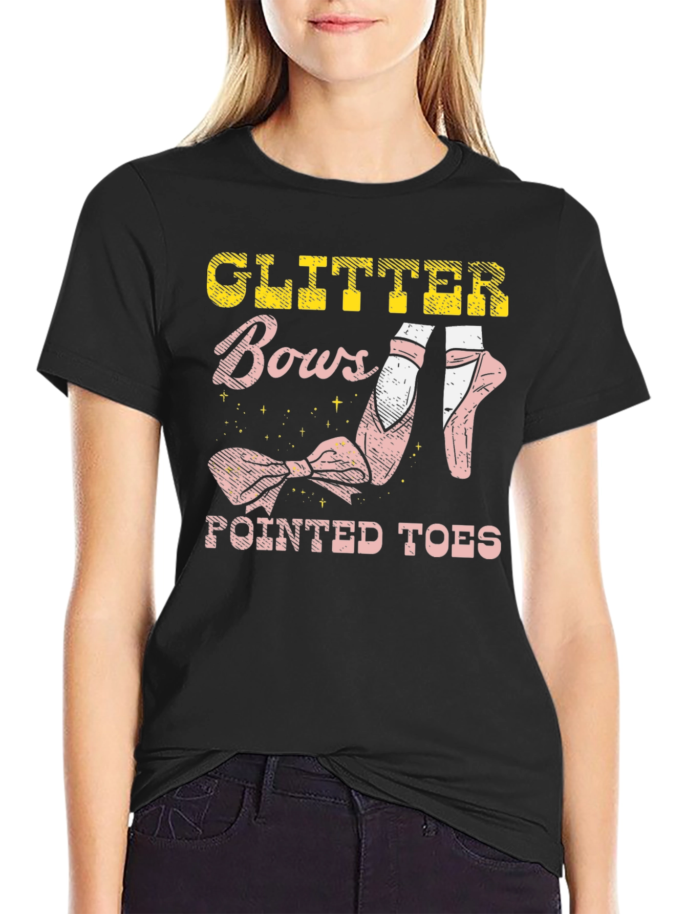 Glitter Bows & Pointed Toes T-Shirt