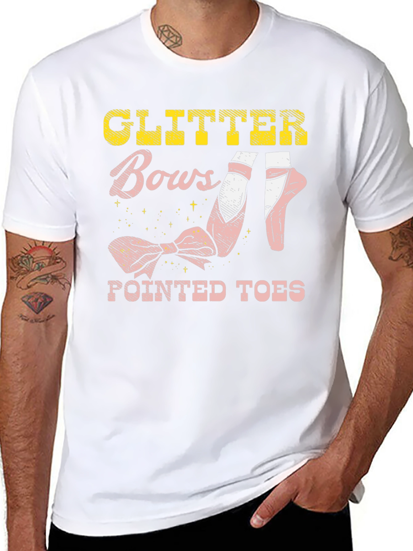 Glitter Bows & Pointed Toes T-Shirt