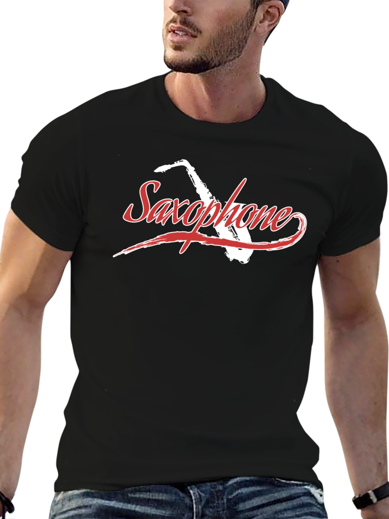 Cool Saxophone T-Shirt - Music Lover Tee