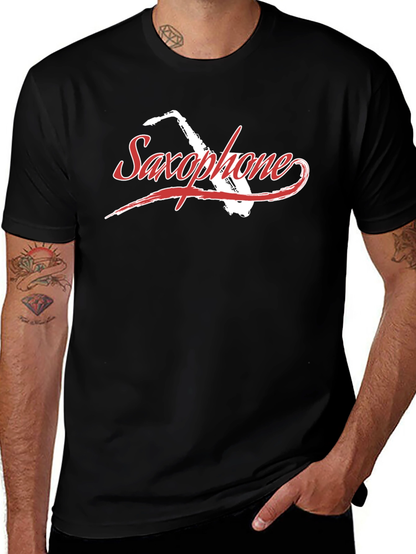 Cool Saxophone T-Shirt - Music Lover Tee