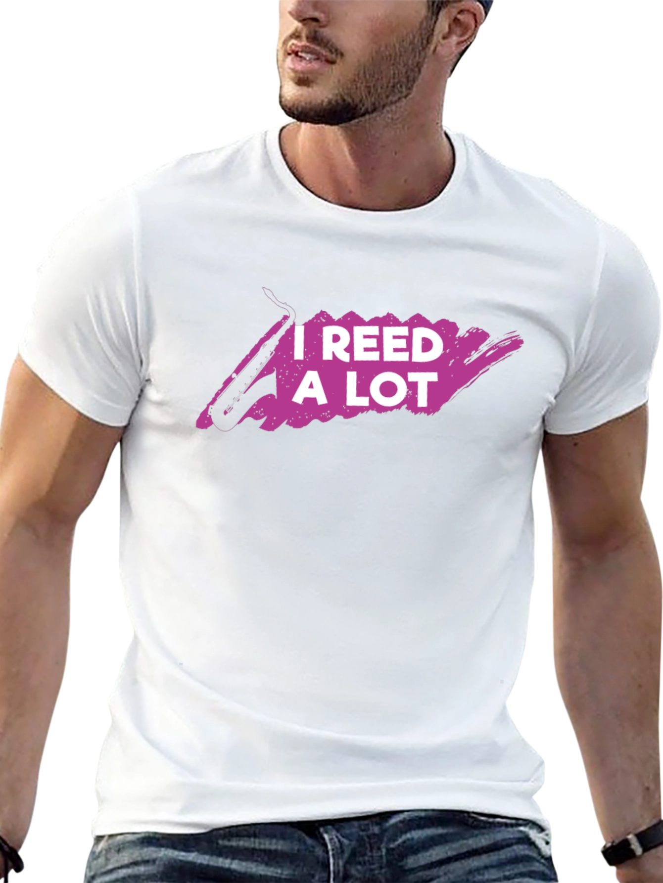 I Reed A Lot T-Shirt - Musician Pun Tee
