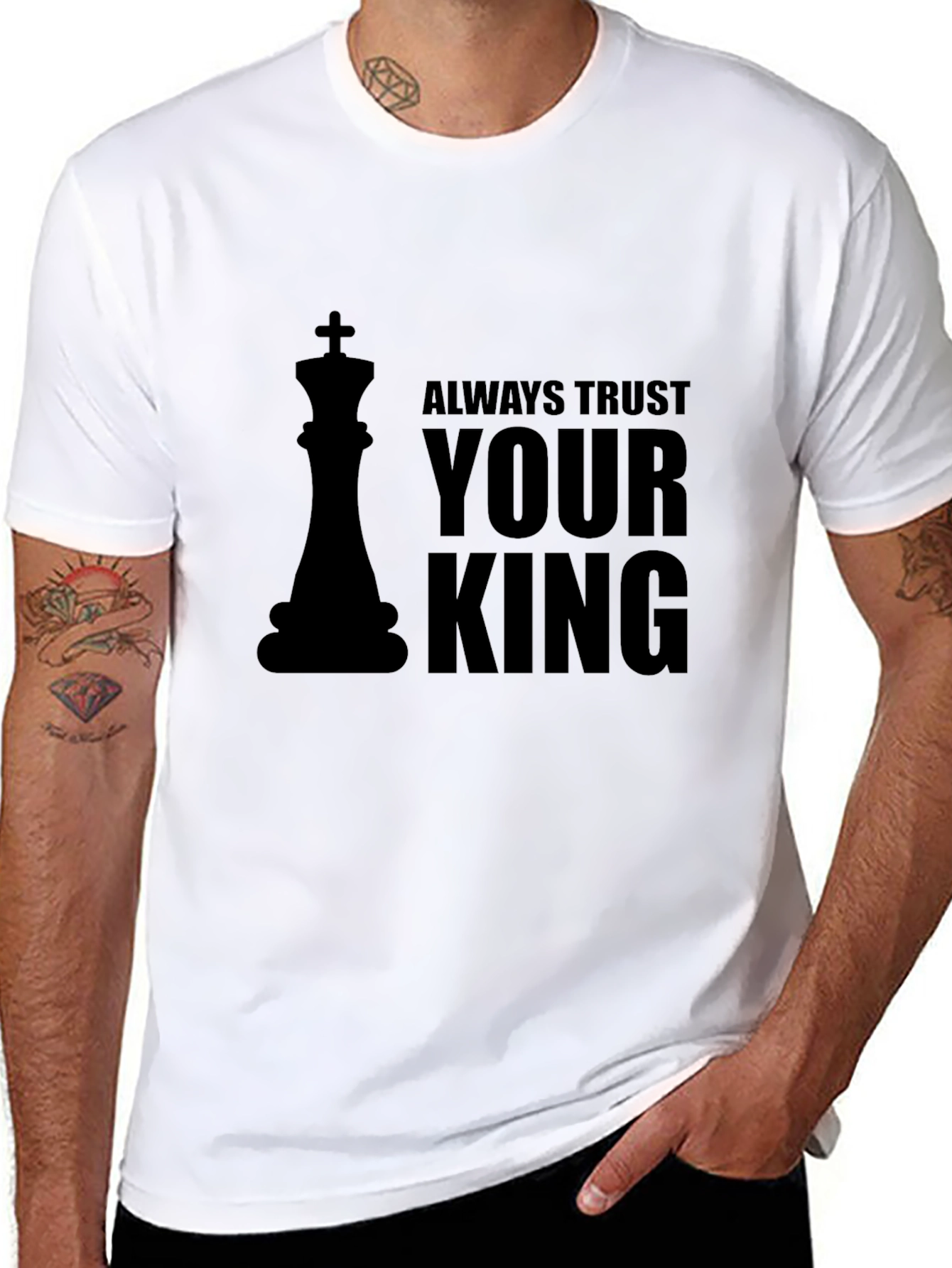 Always Trust Your King - Chess Graphic T-Shirt