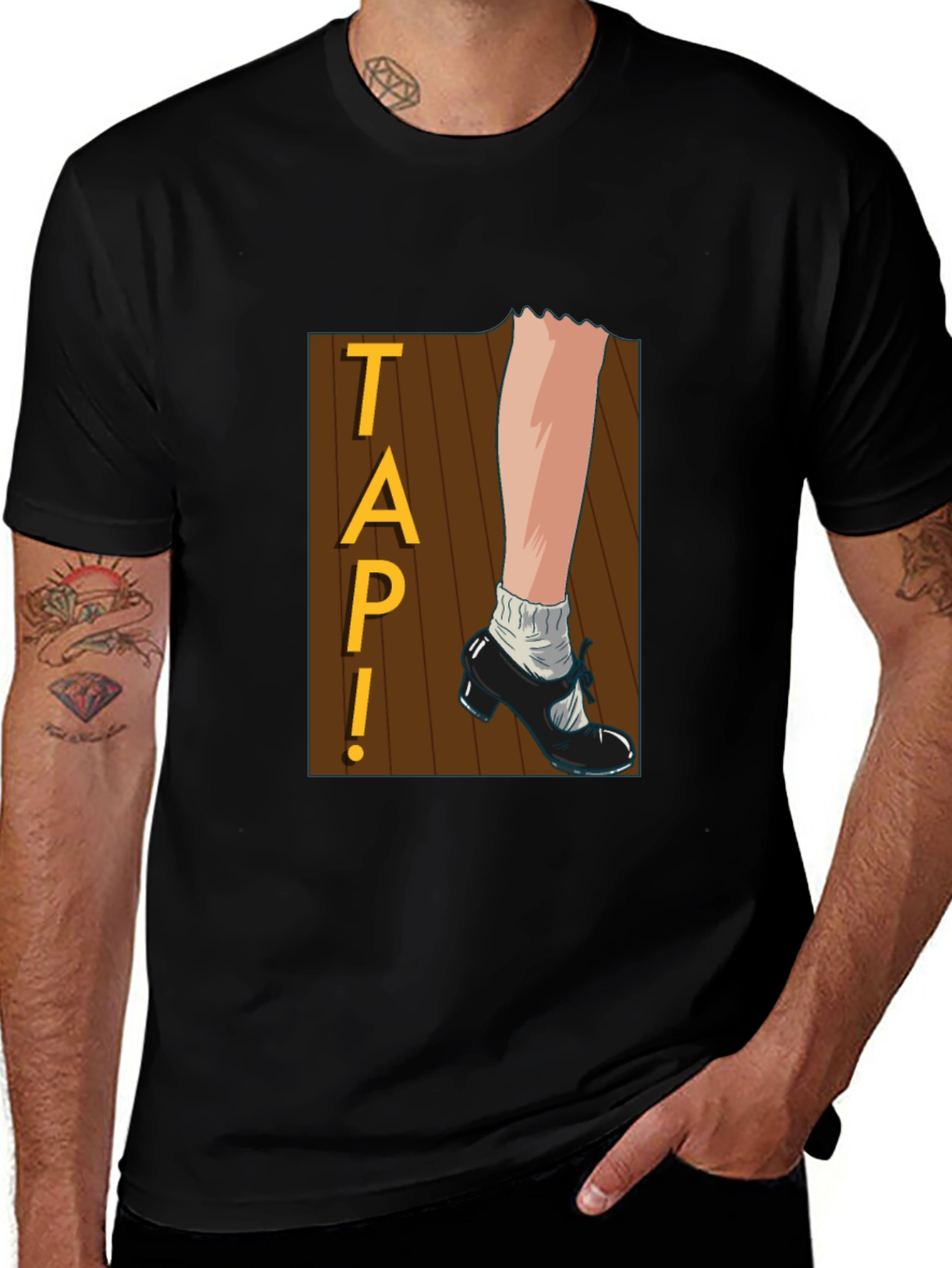 Tap Dance Graphic Tee - Rhythm & Style!