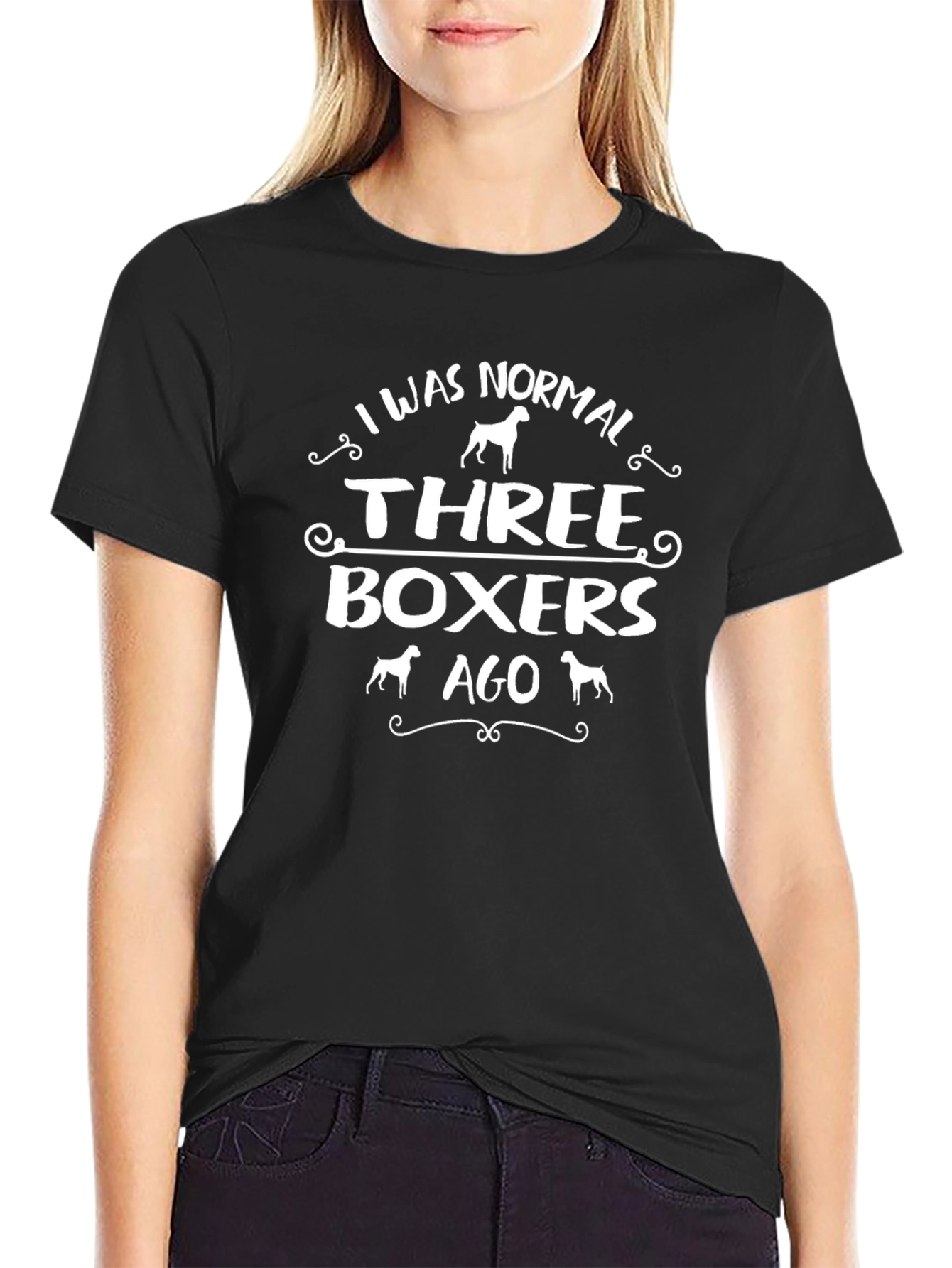 I Was Normal Three Boxers Ago Graphic Tee