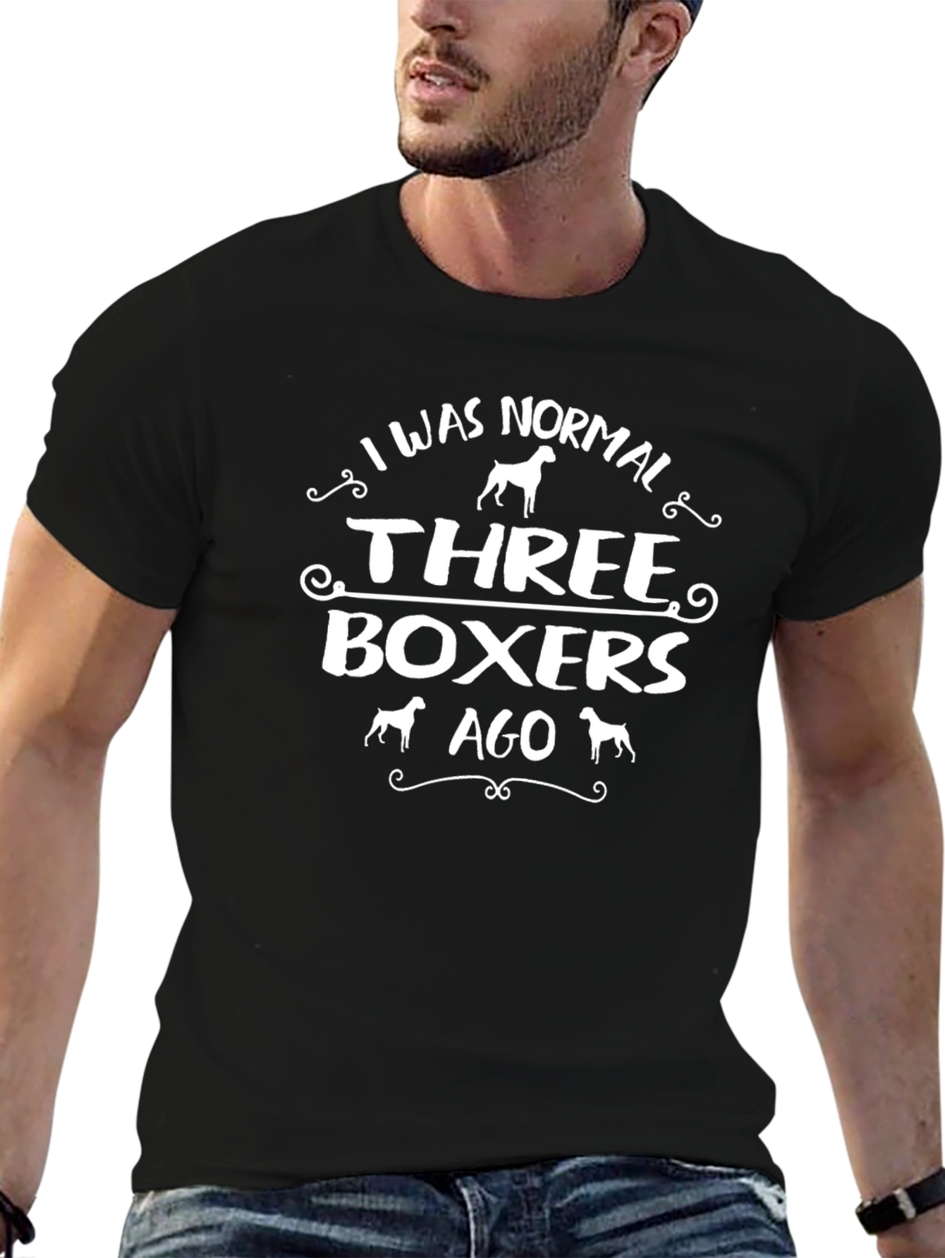 I Was Normal Three Boxers Ago Graphic Tee