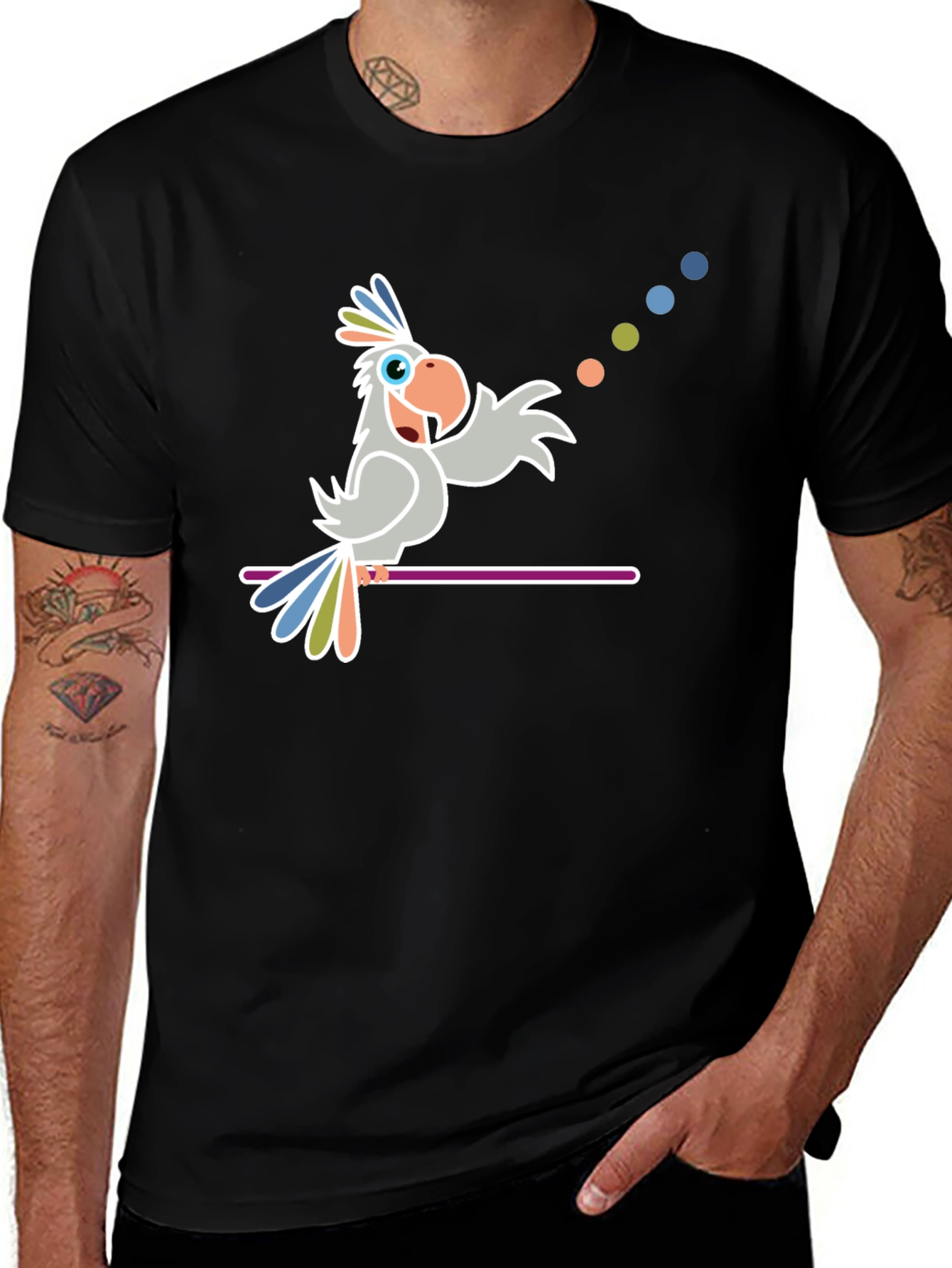 Parrot Juggling T-Shirt