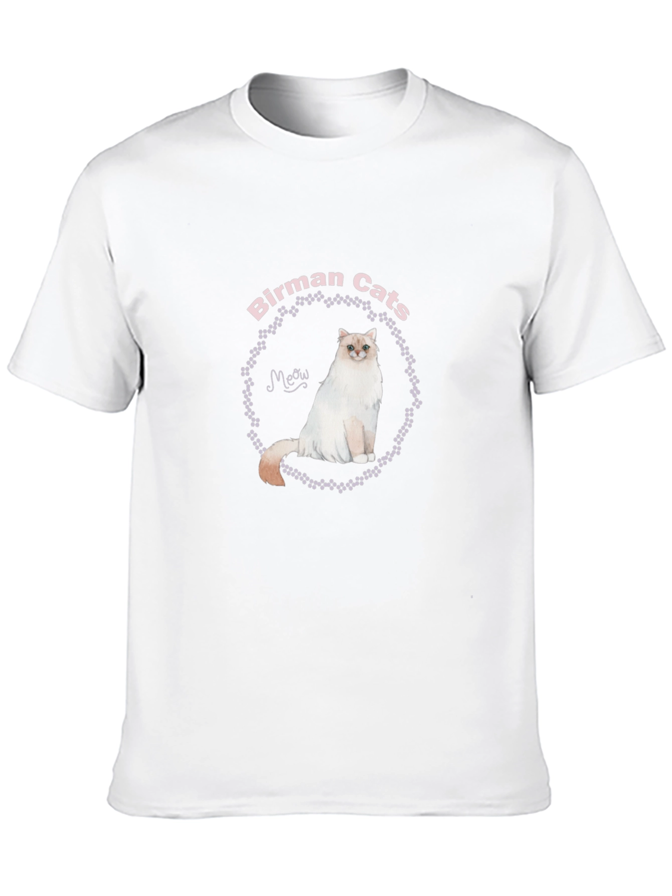 Birman Cats Graphic Tee - Unique Cat Lover Shirt