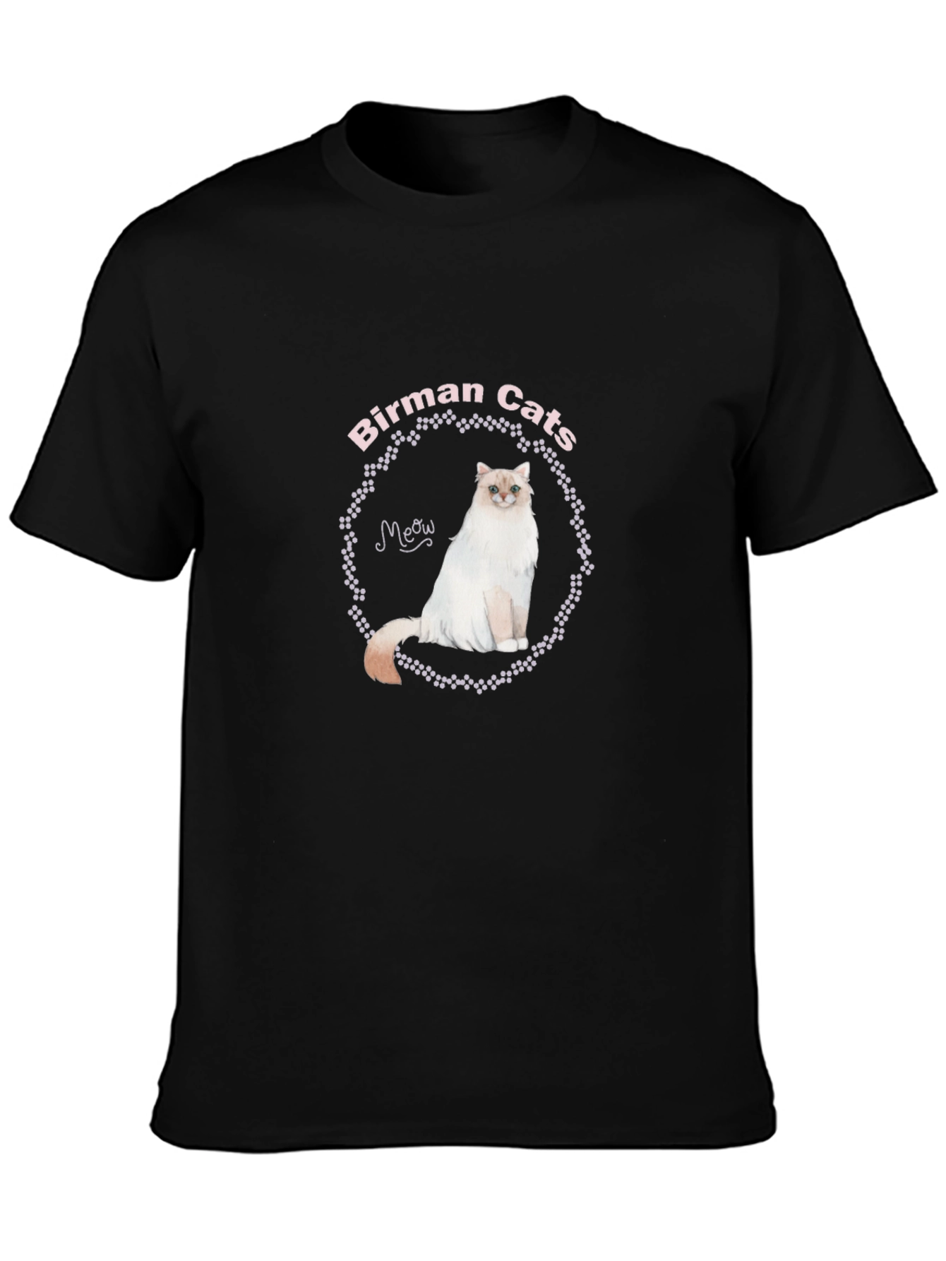 Birman Cats Graphic Tee - Unique Cat Lover Shirt