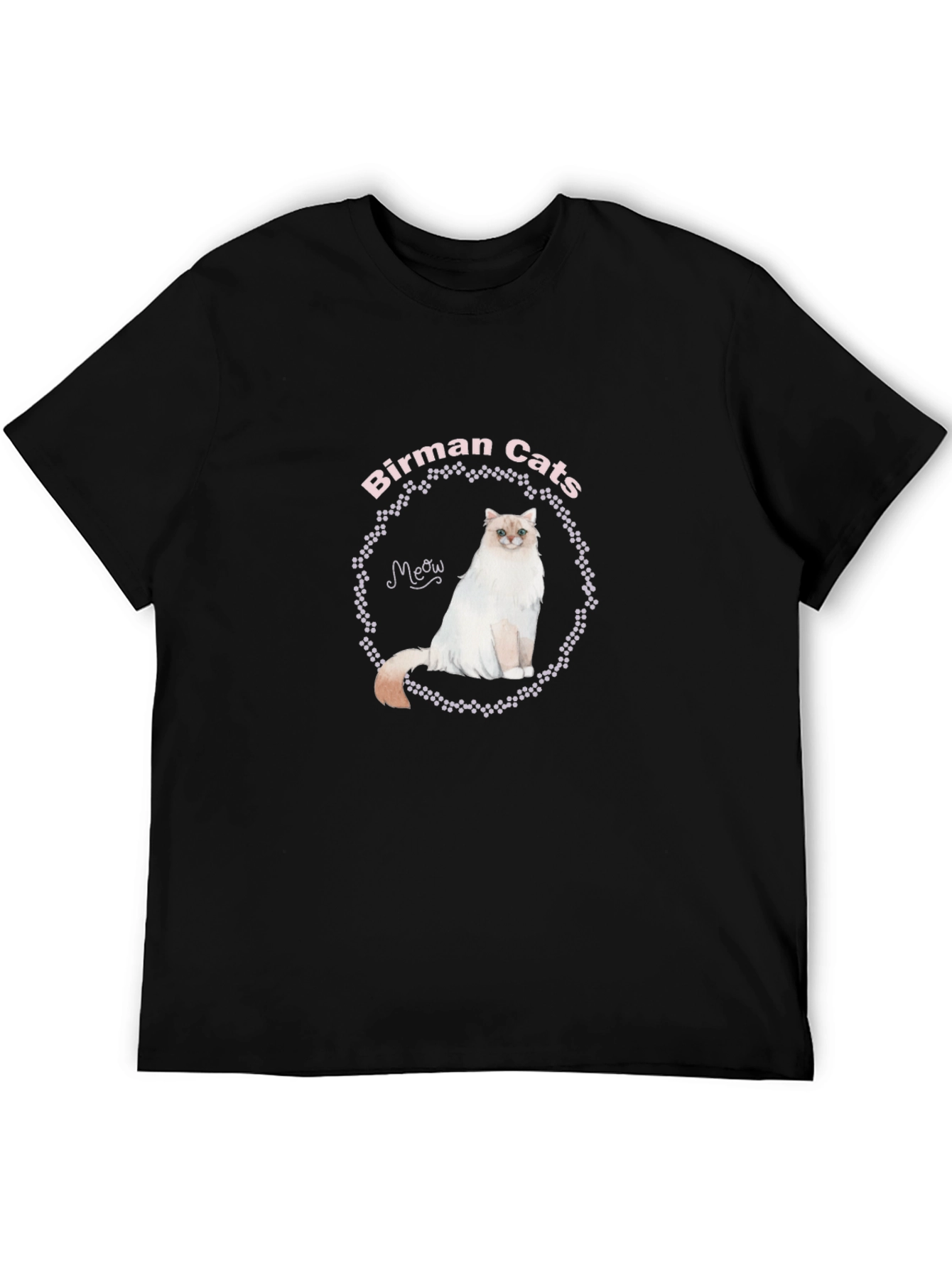 Birman Cats Graphic Tee - Unique Cat Lover Shirt