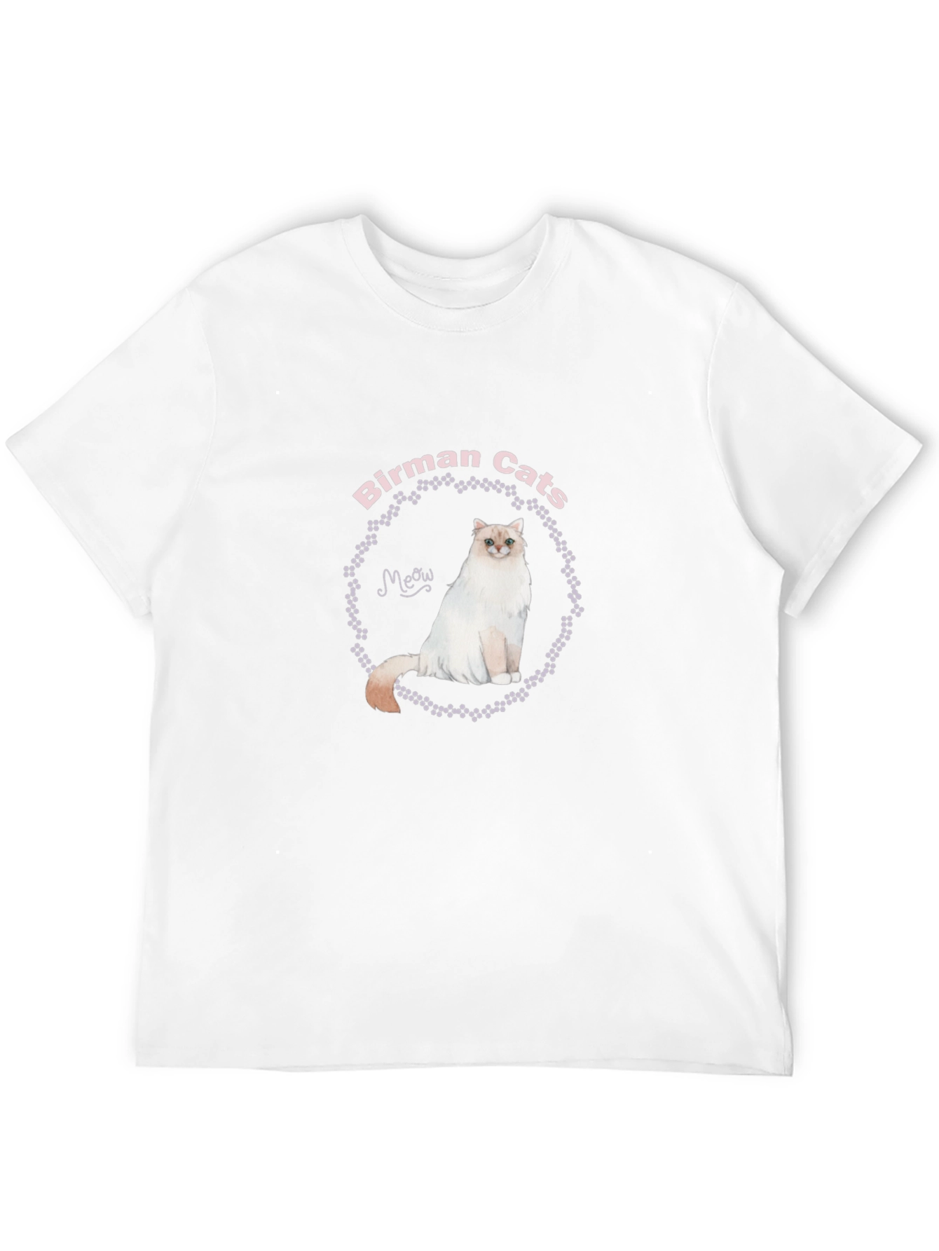 Birman Cats Graphic Tee - Unique Cat Lover Shirt