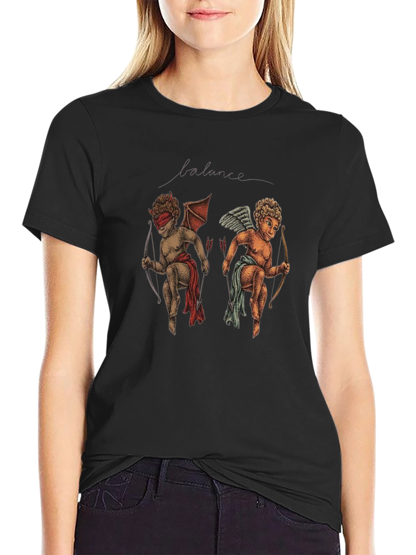 Balance Graphic Tee - Black
