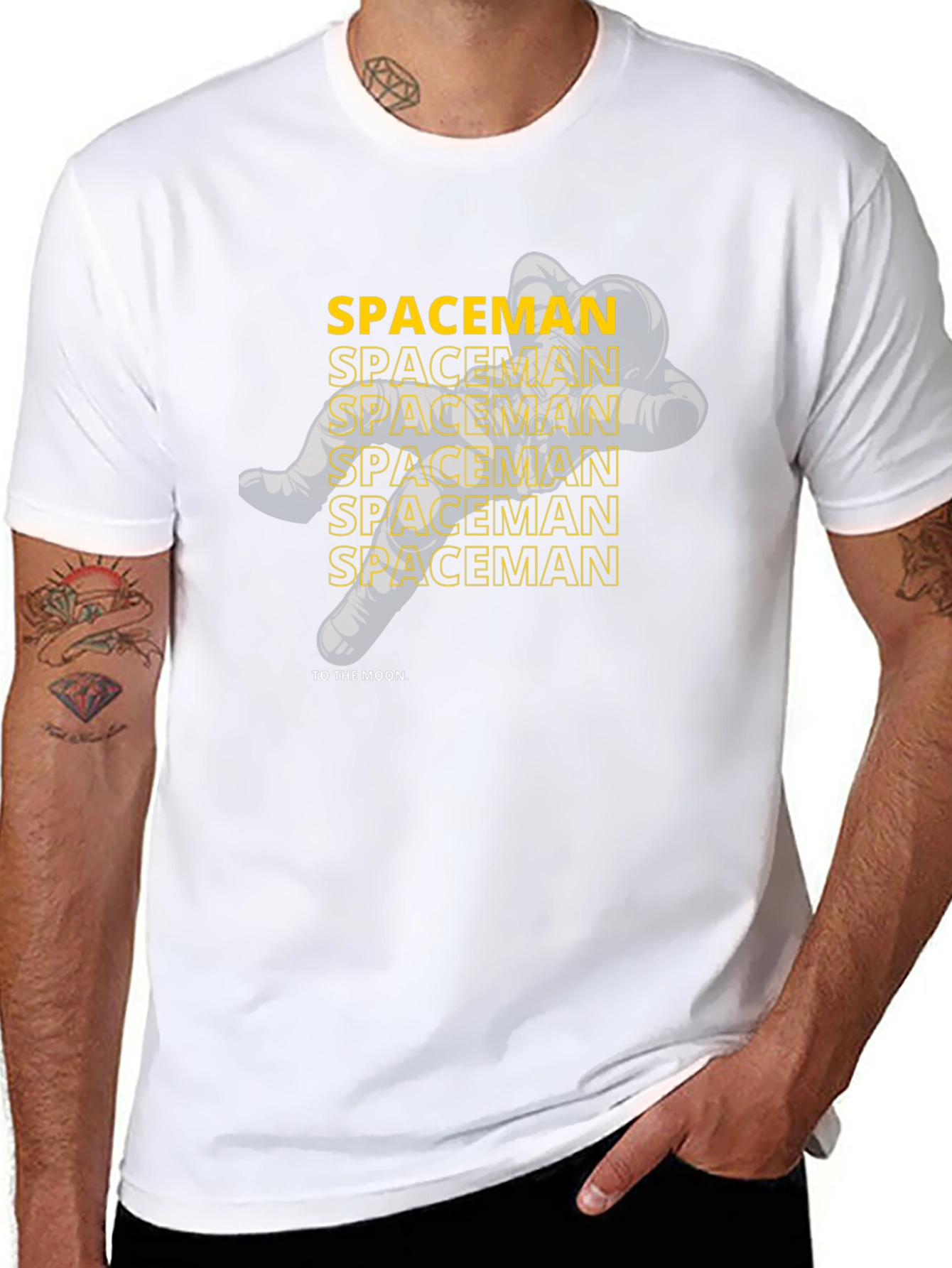Spaceman to the Moon Graphic Tee