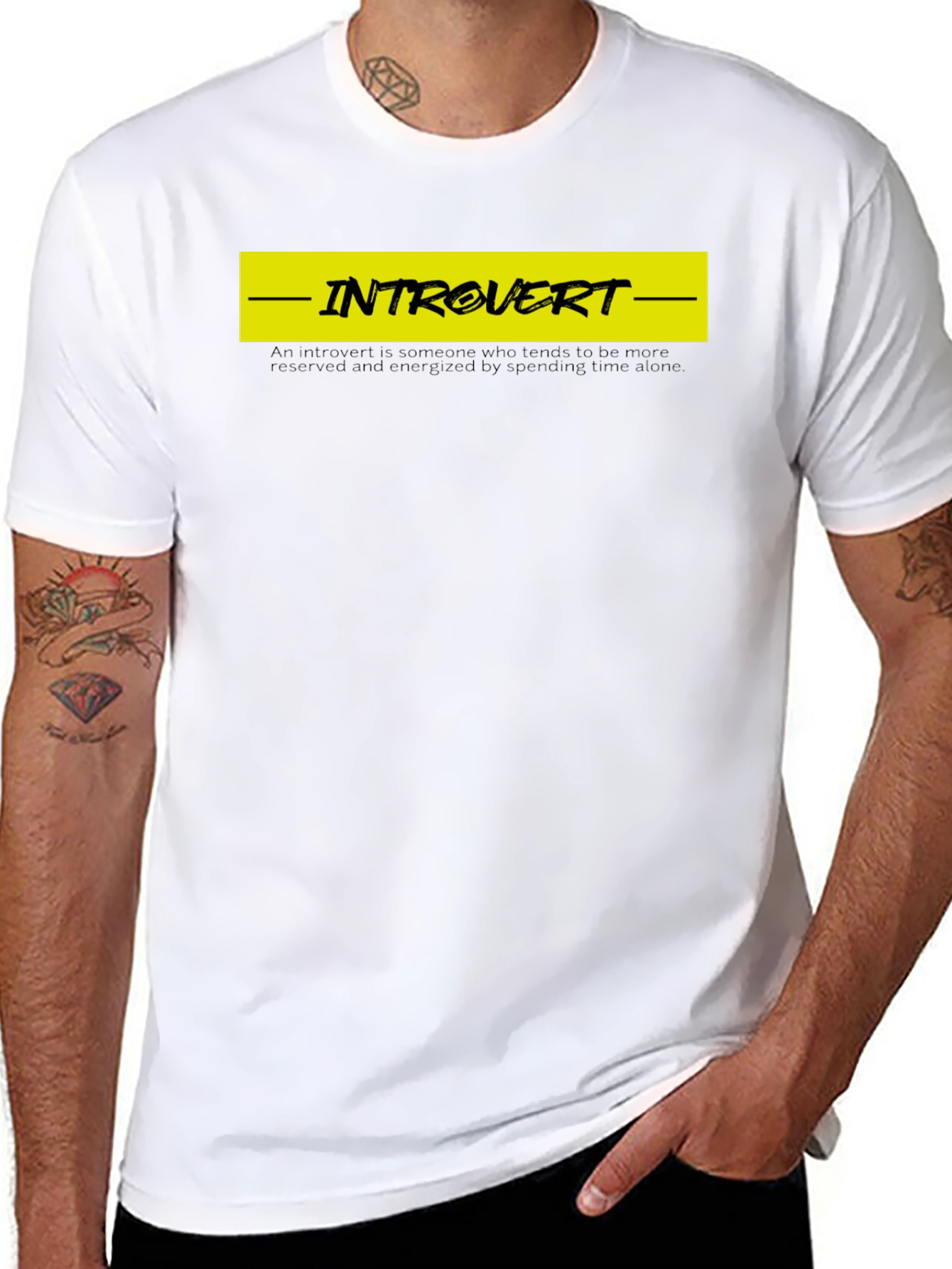 Introvert T-Shirt: Reserved & Energized