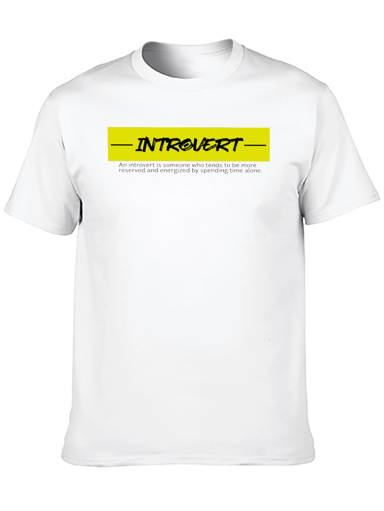 Introvert T-Shirt: Reserved & Energized