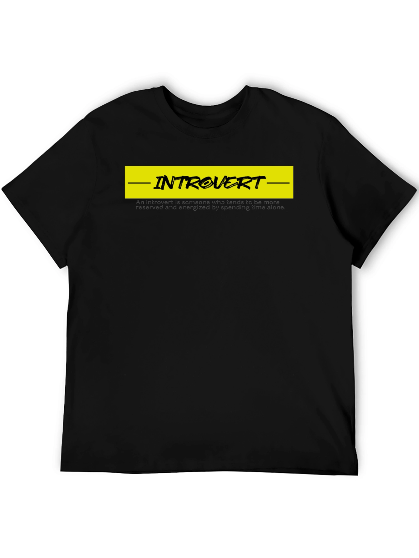 Introvert T-Shirt: Reserved & Energized