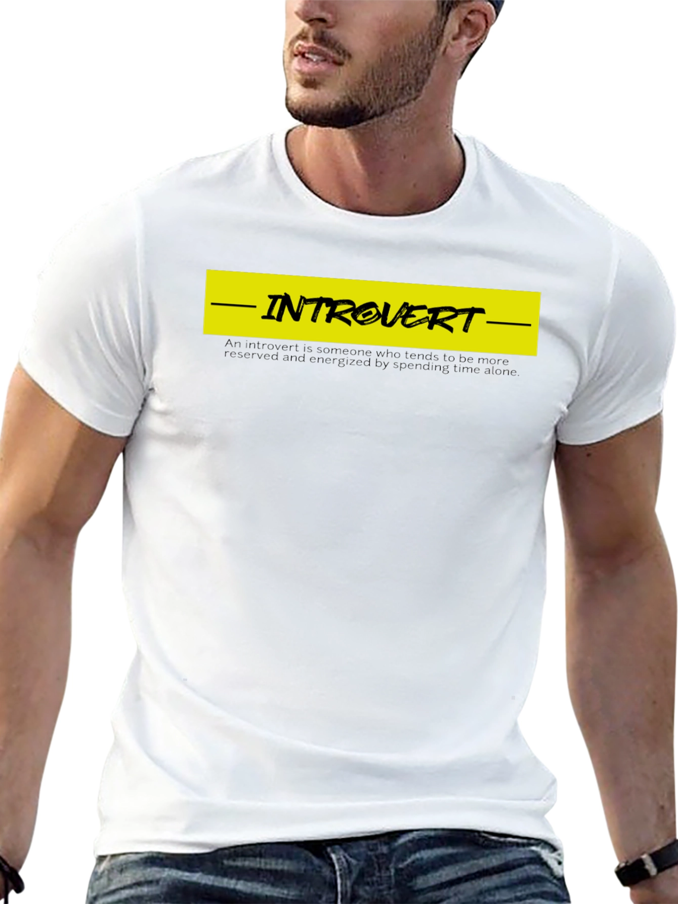 Introvert T-Shirt: Reserved & Energized