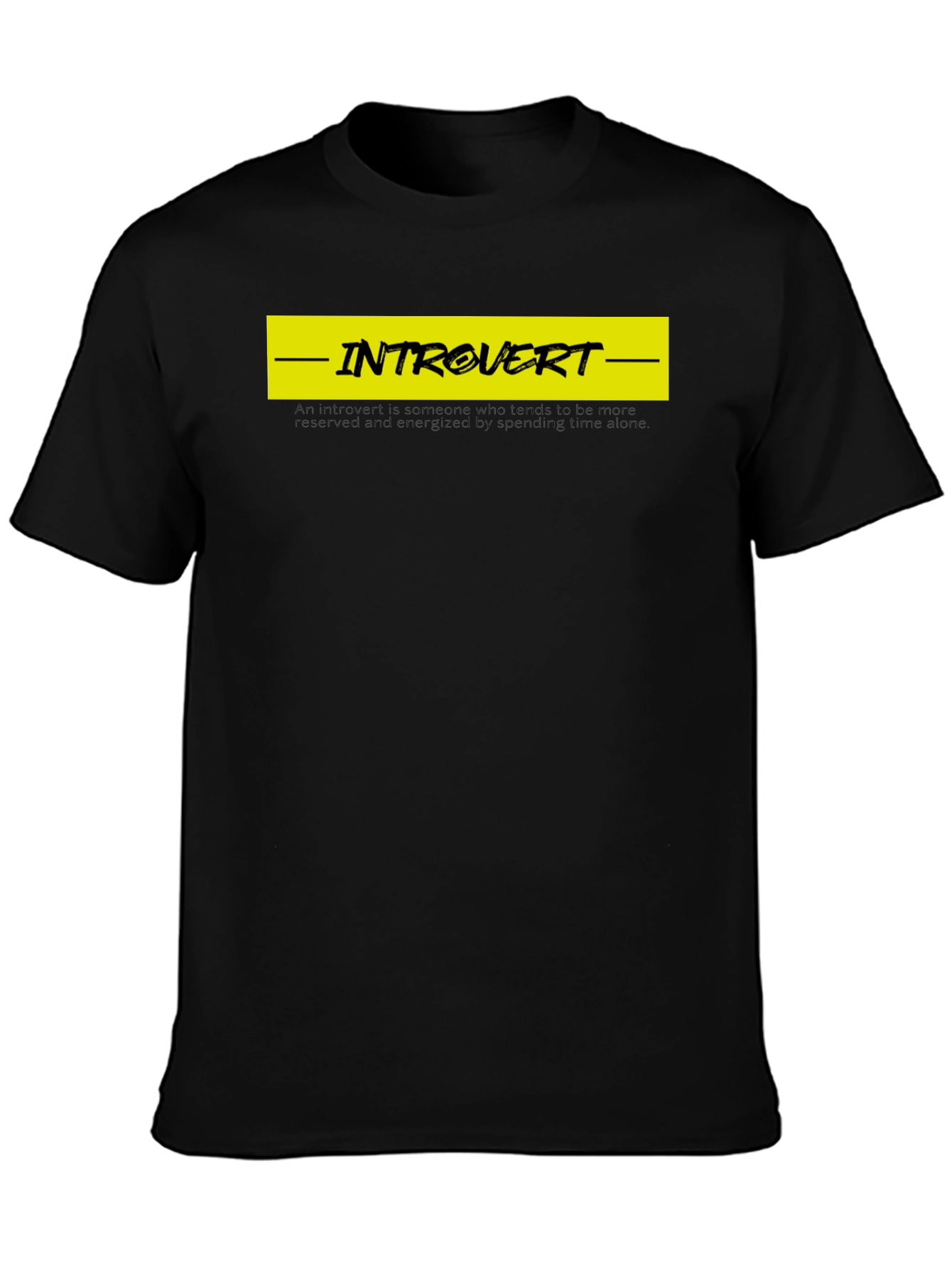Introvert T-Shirt: Reserved & Energized