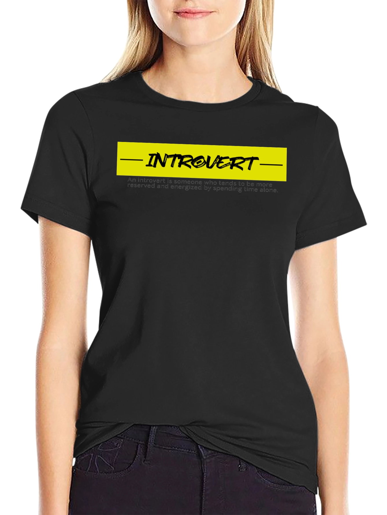 Introvert T-Shirt: Reserved & Energized