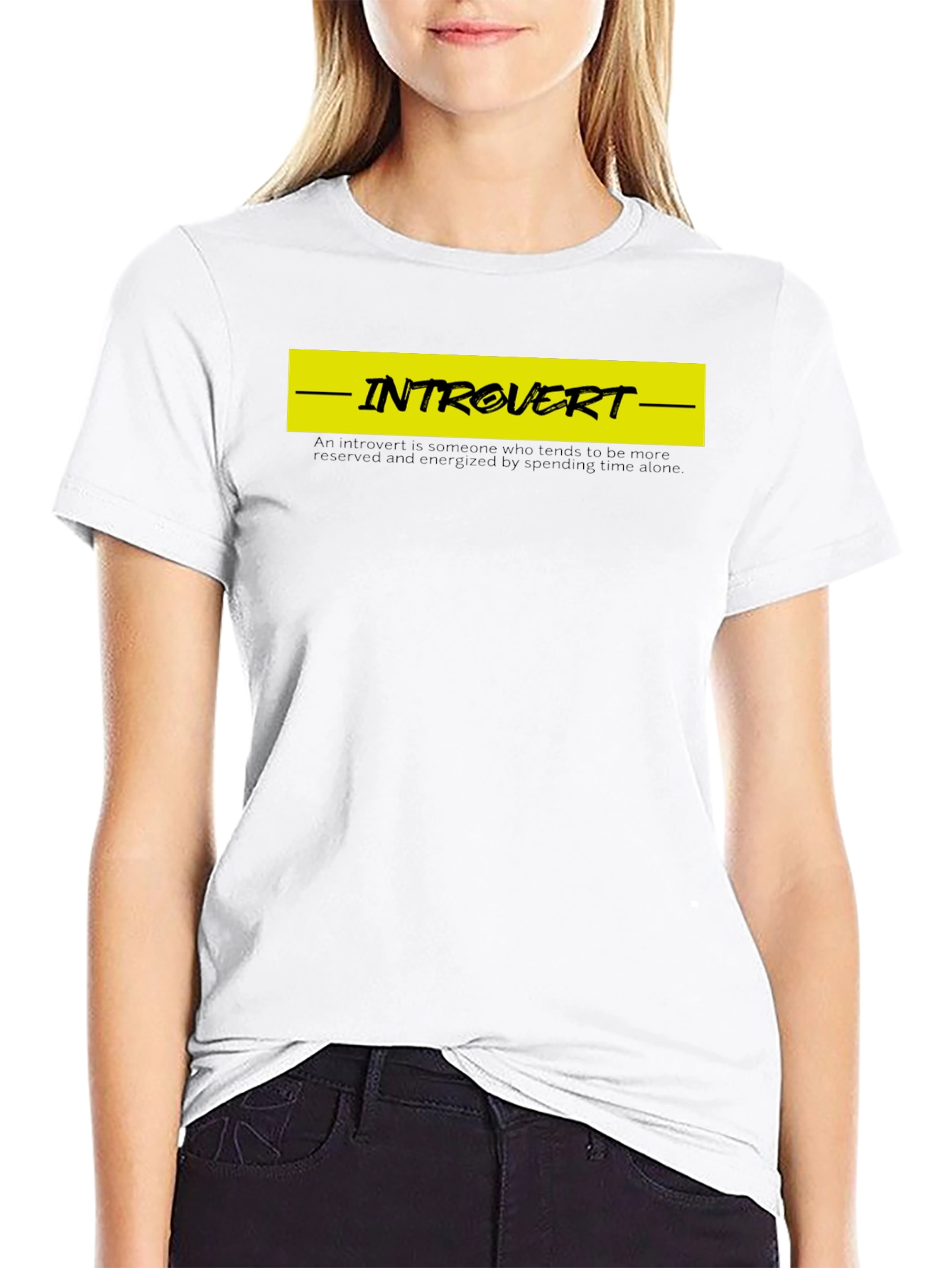 Introvert T-Shirt: Reserved & Energized