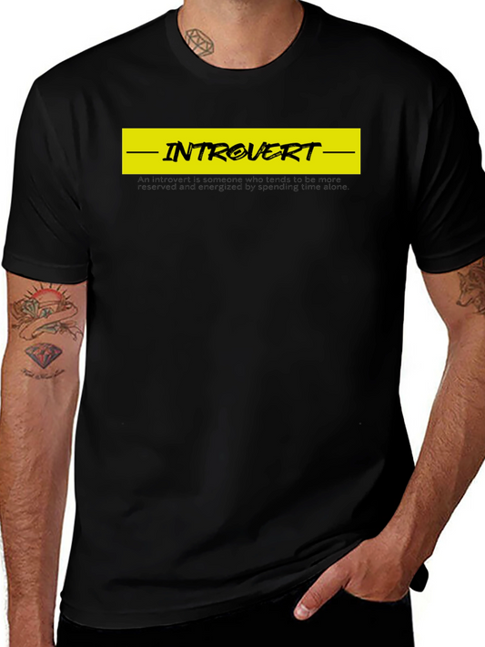 Introvert T-Shirt: Reserved & Energized